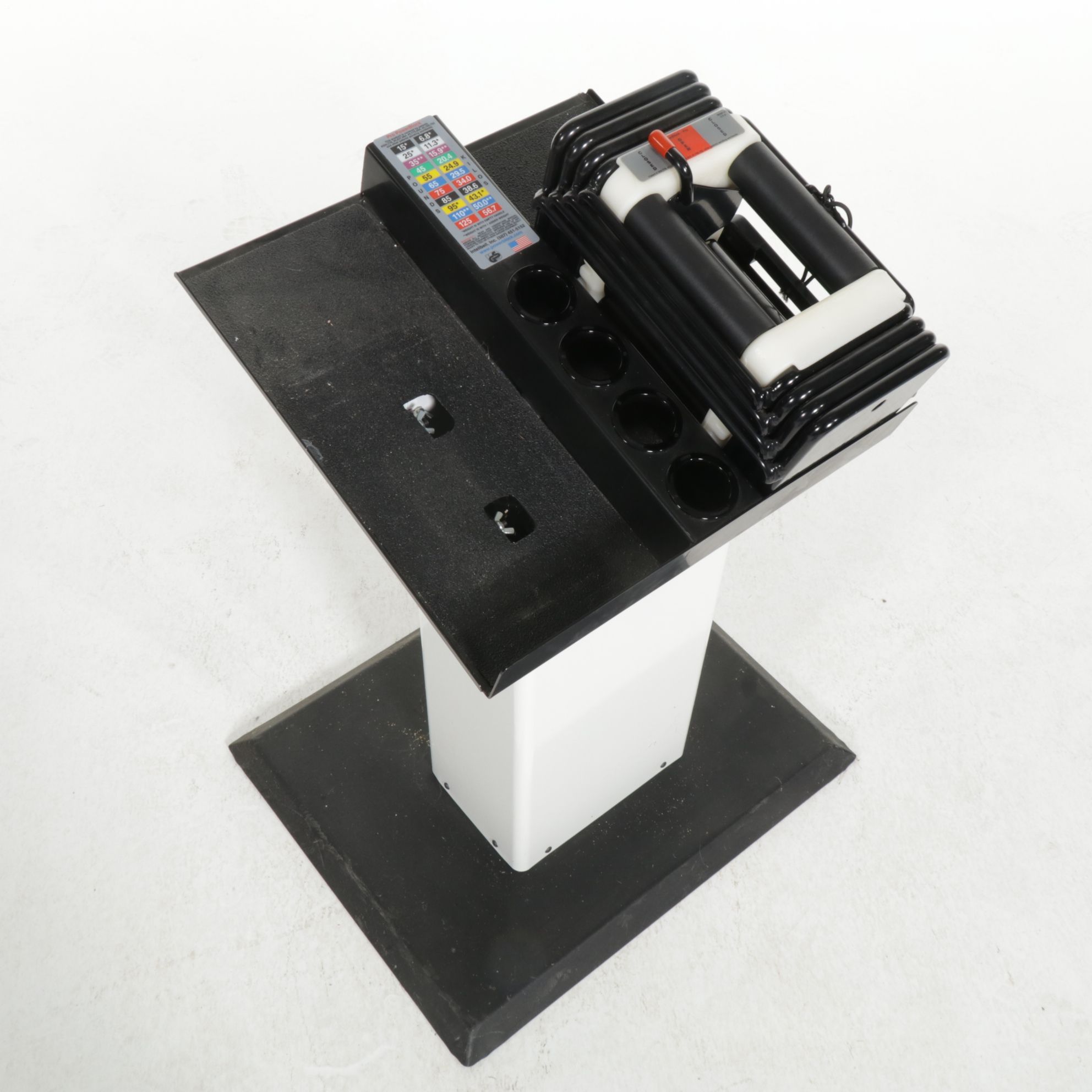 Intellbell "Pro PowerBlock" Variable Weight Dumbbells with Stand and Mat