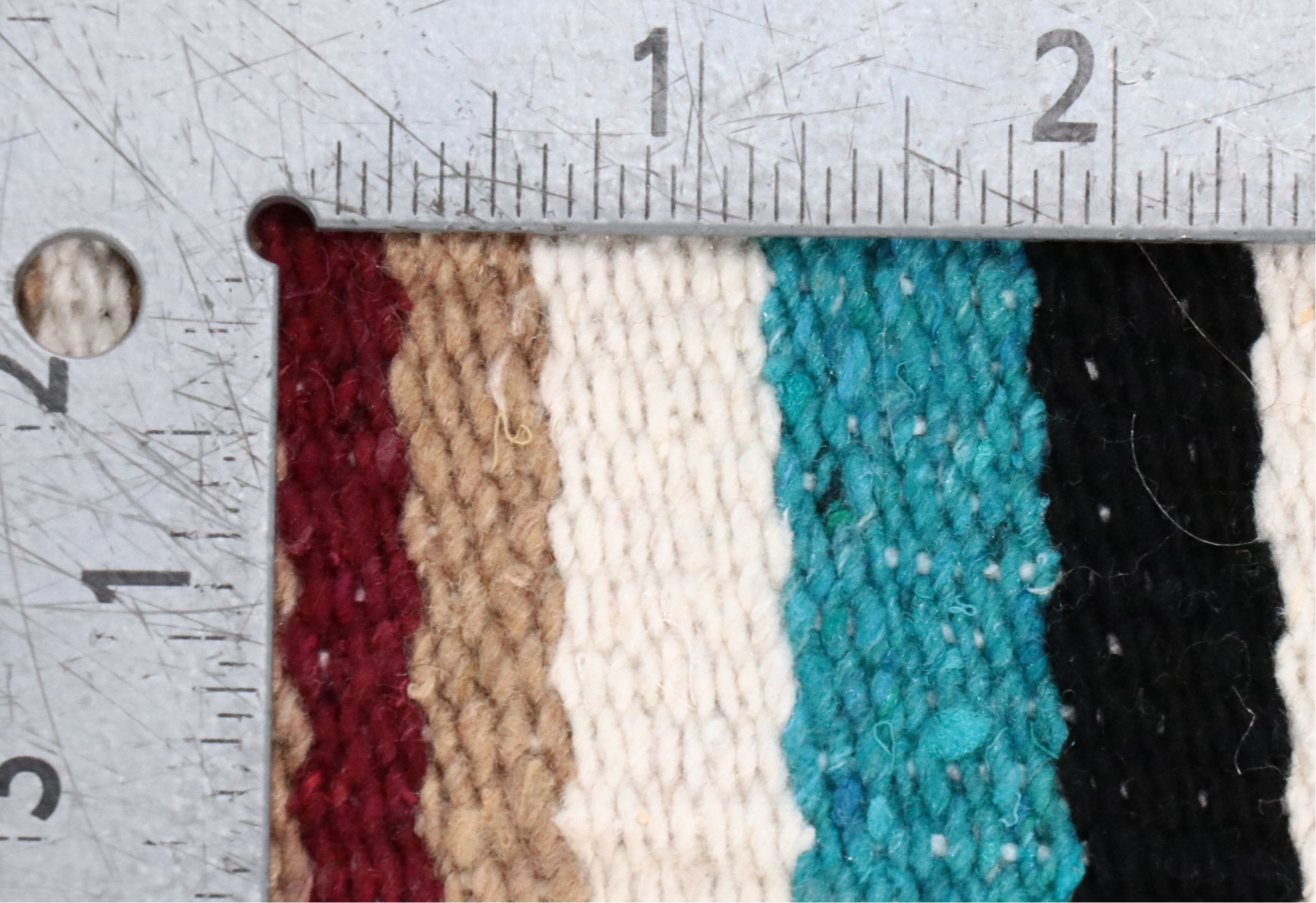 4'6 x 6'8 Handwoven Mexican Chimayo Area Rug