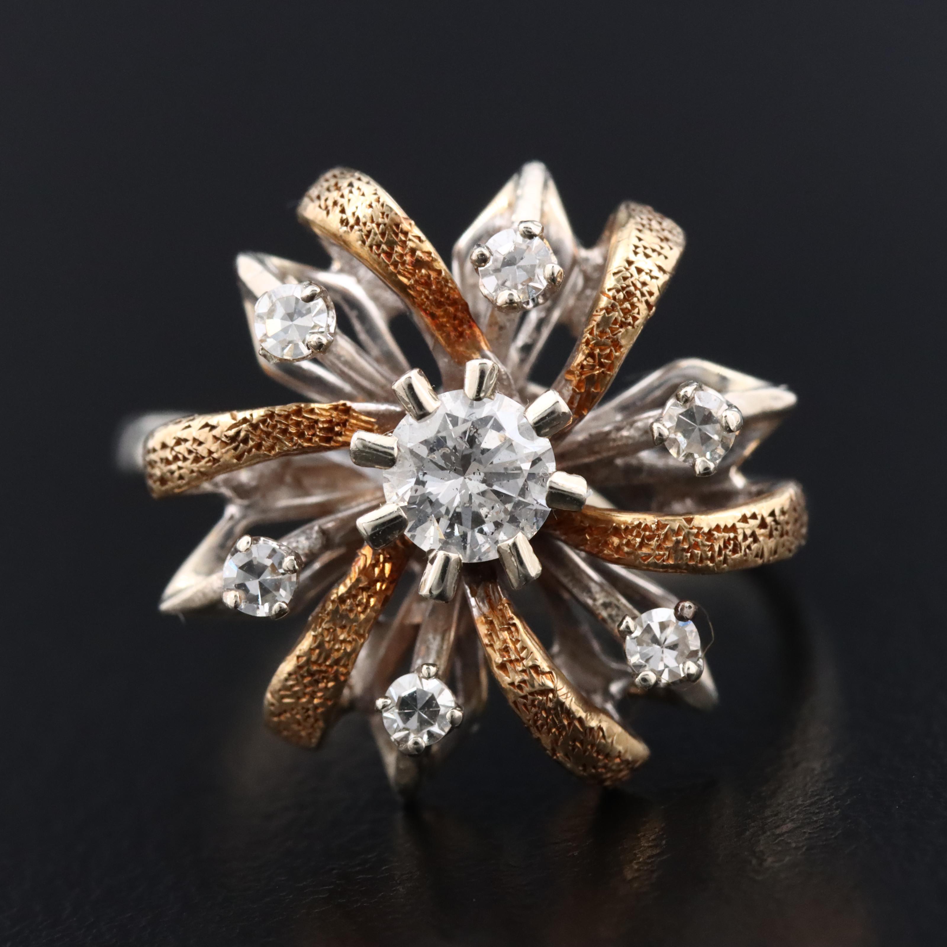 14K 0.60 CTW Diamond Ring