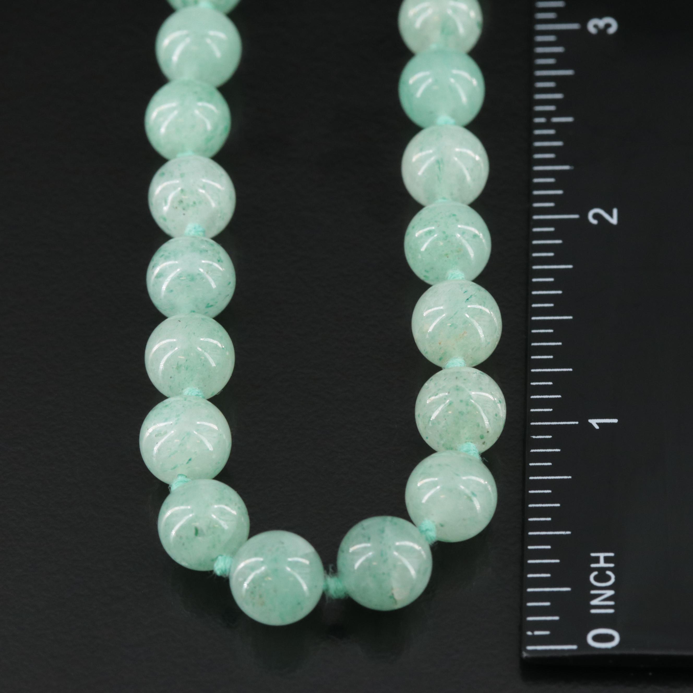 Adventurine Quartz Endless Necklace