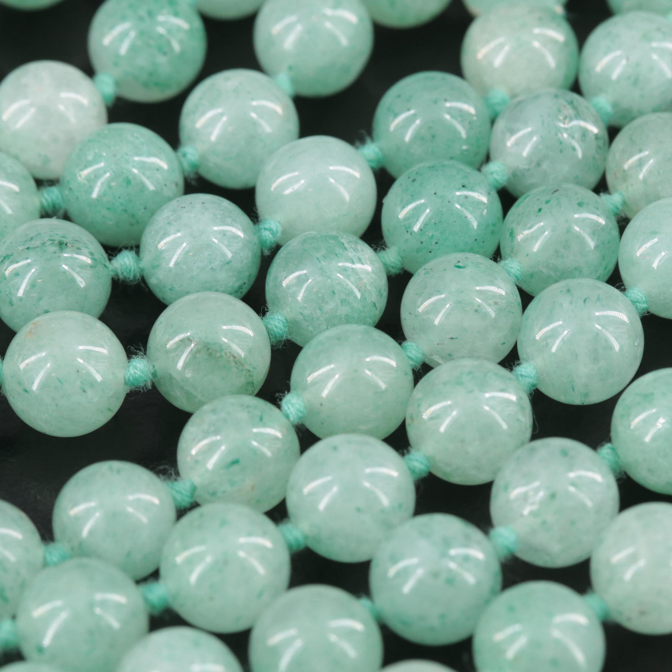 Adventurine Quartz Endless Necklace