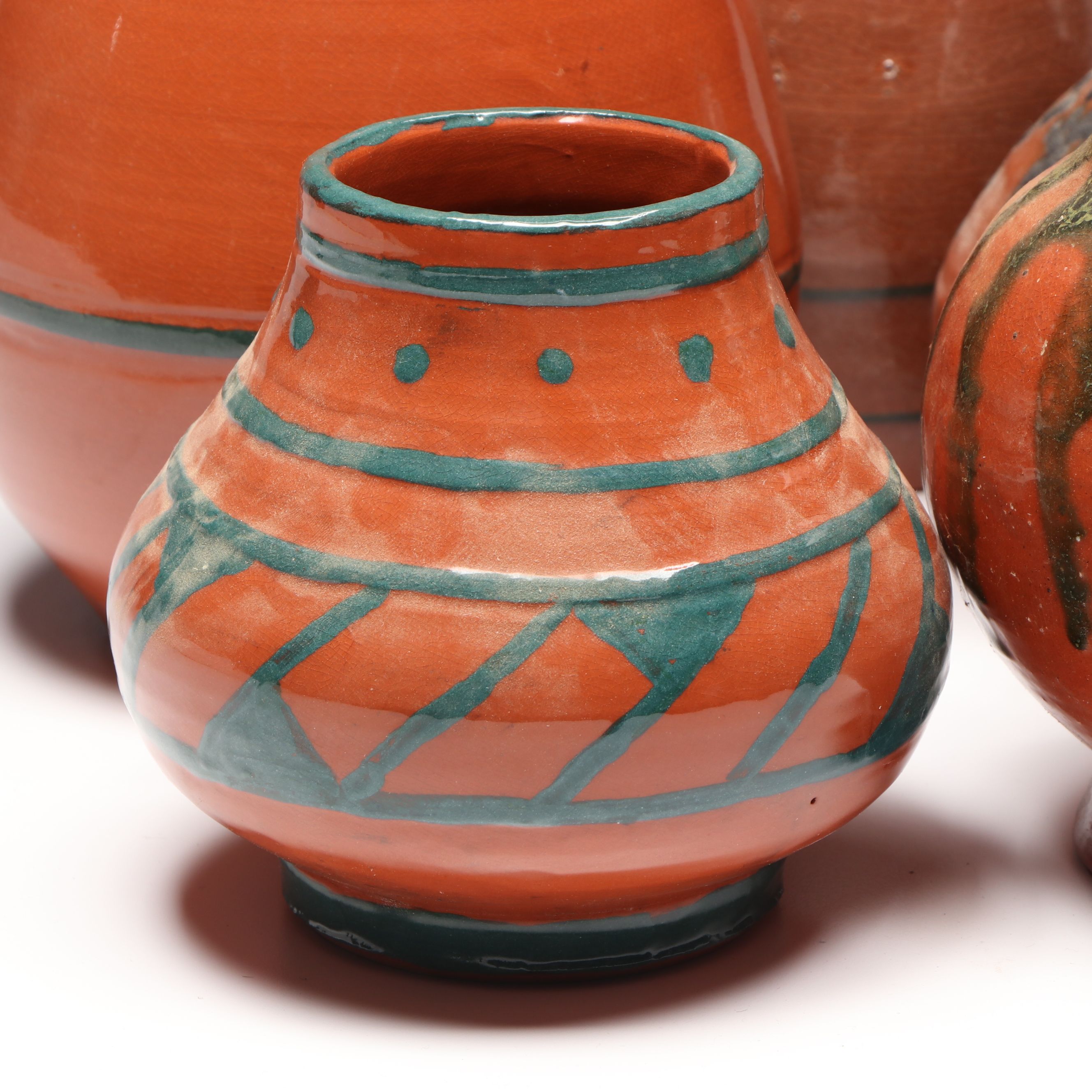 William Lutz Handmade Terracotta Vases