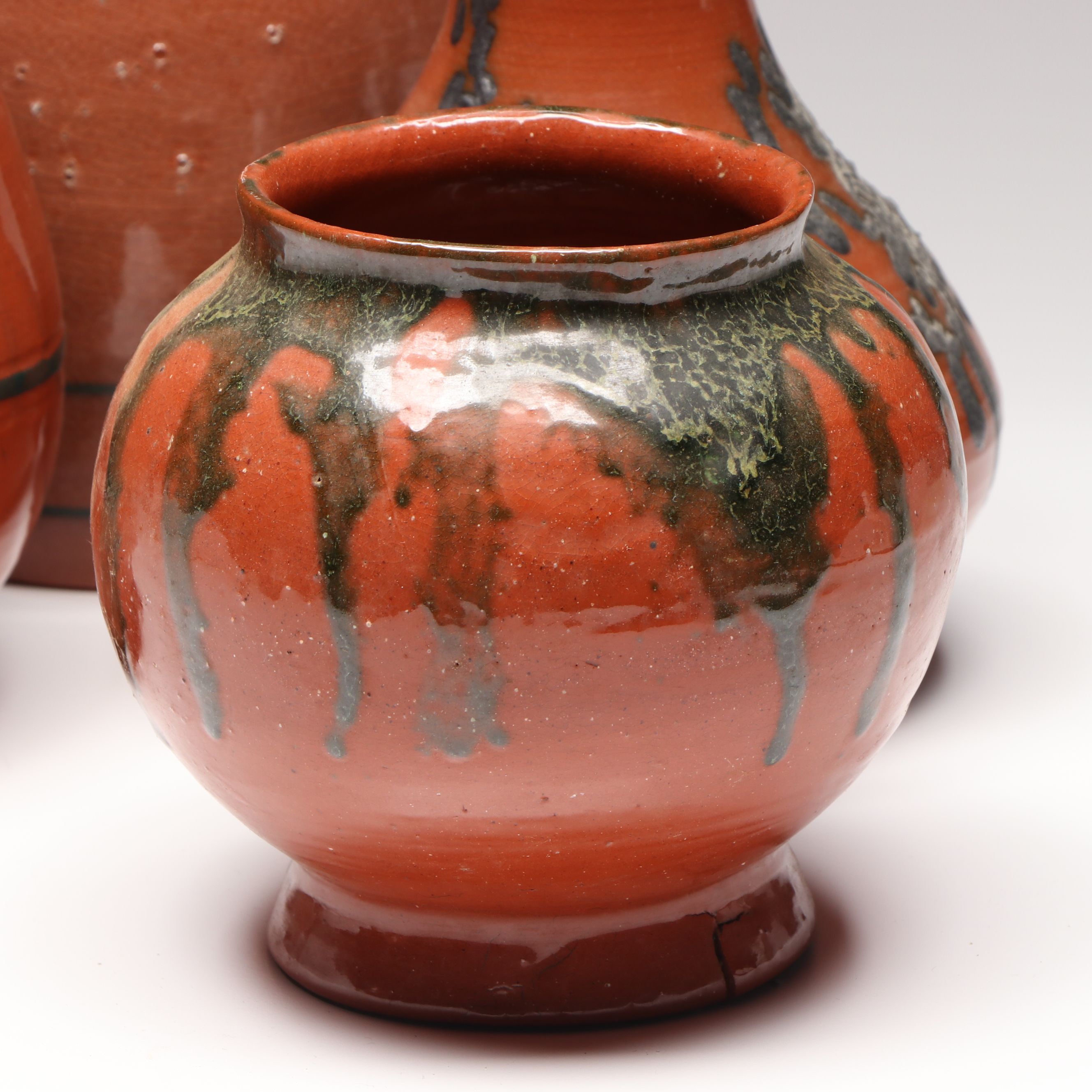 William Lutz Handmade Terracotta Vases