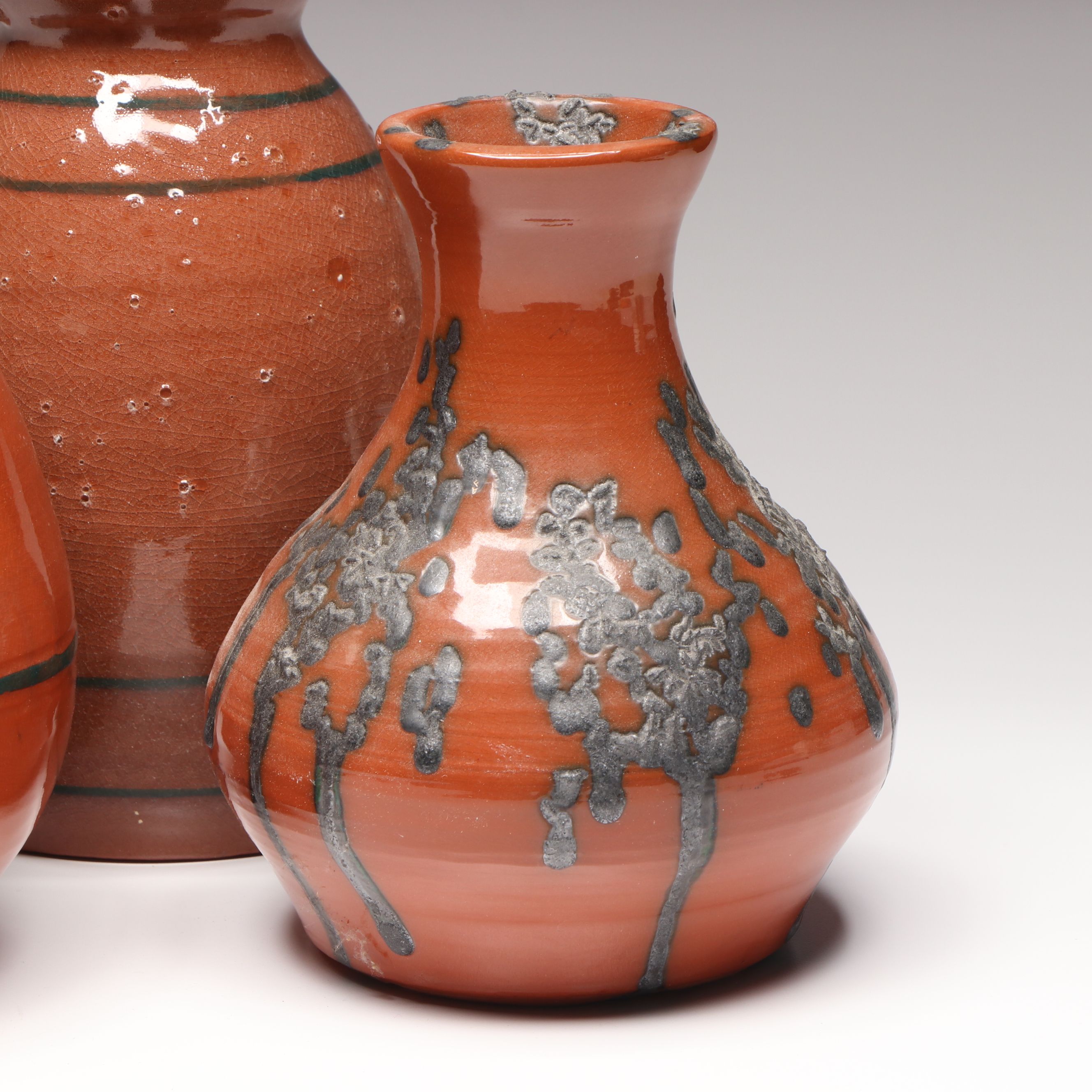 William Lutz Handmade Terracotta Vases
