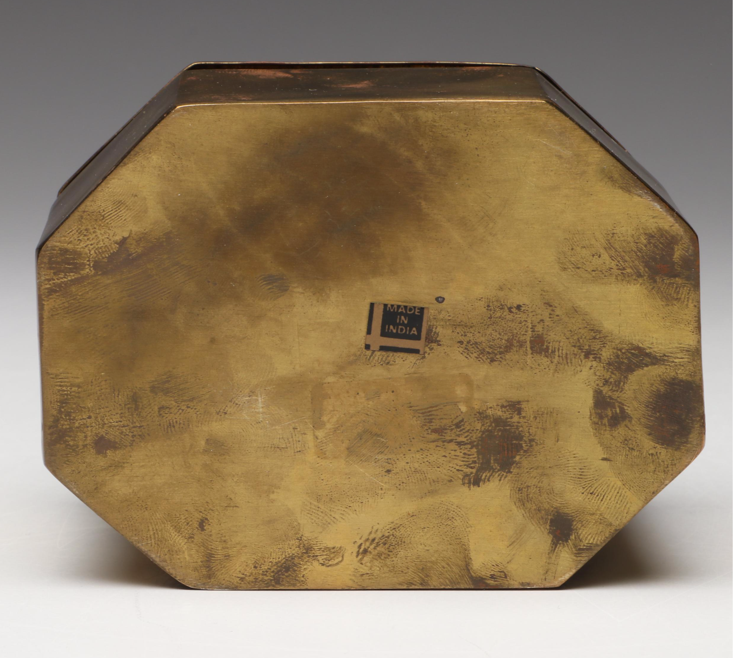 Kevia "Tagebuch" Fountain Pen with Mother-of-Pearl, Brass and Copper Boxes