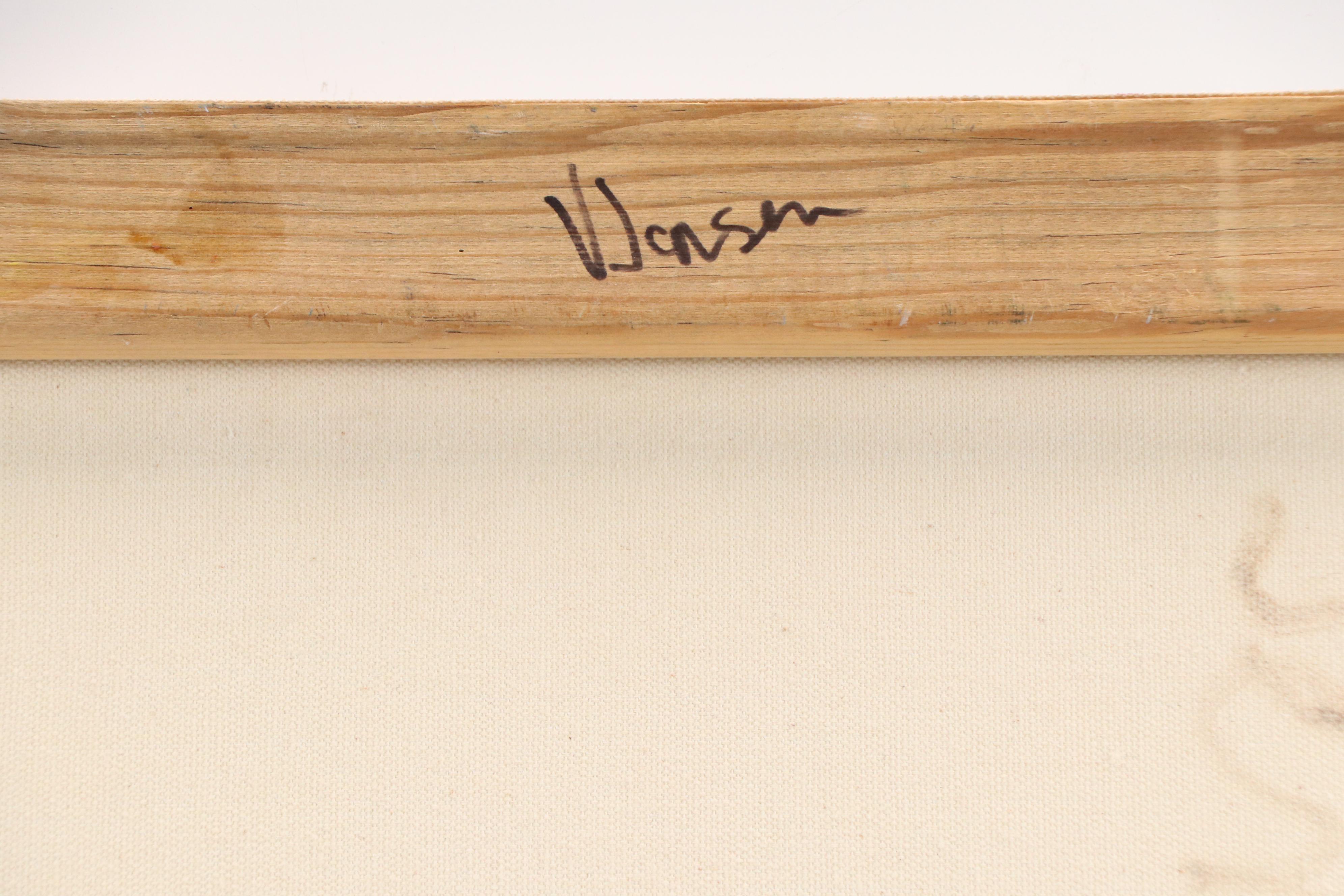 Victoria Jensen Nude Portrait Oil Painting of Woman Holding Flower, 21st Century