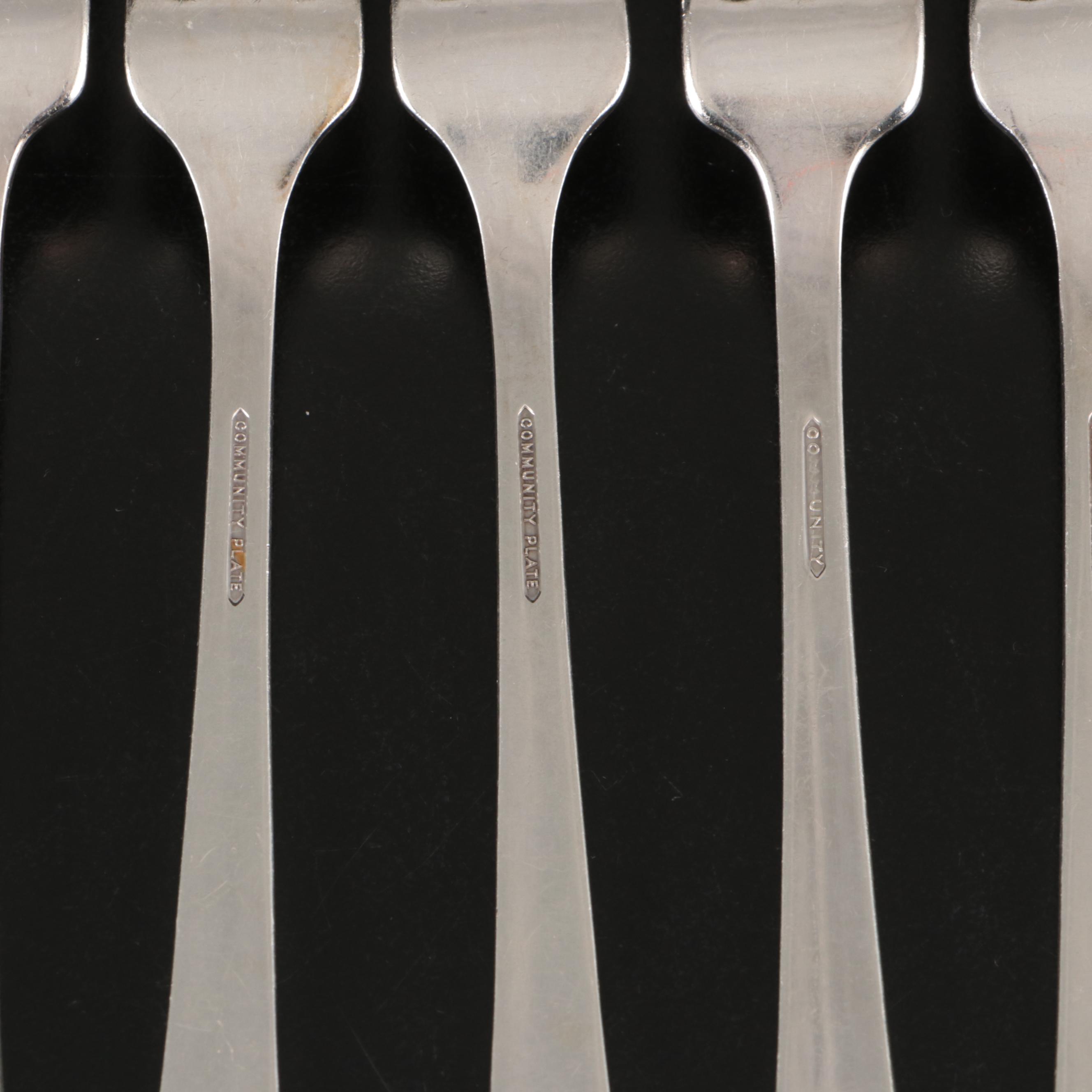 Community Plate "Coronation" Silver Plate Flatware