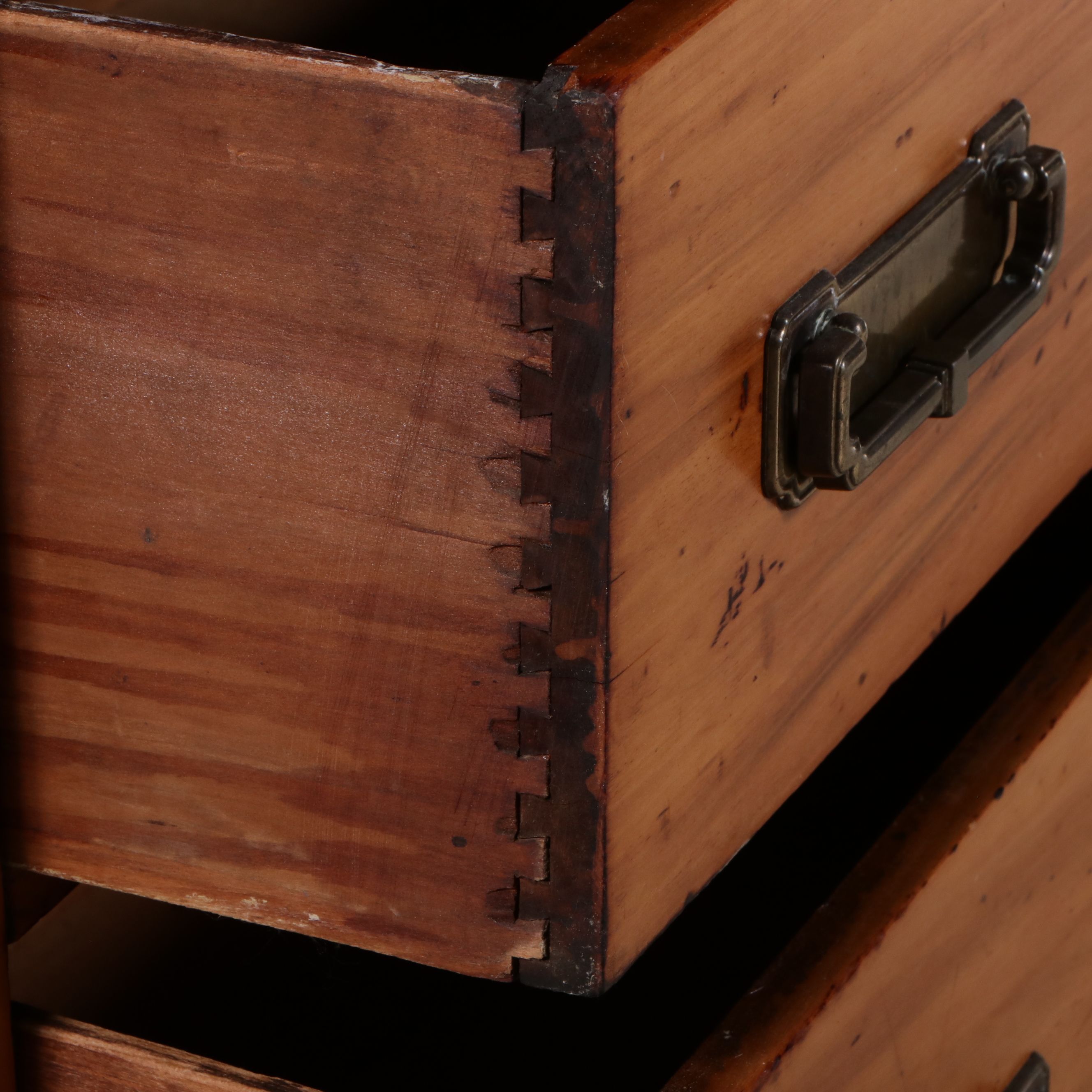 Victorian Eastlake Satinwood Tri-Fold Mirror Dresser, Late 19th/Early 20th C.