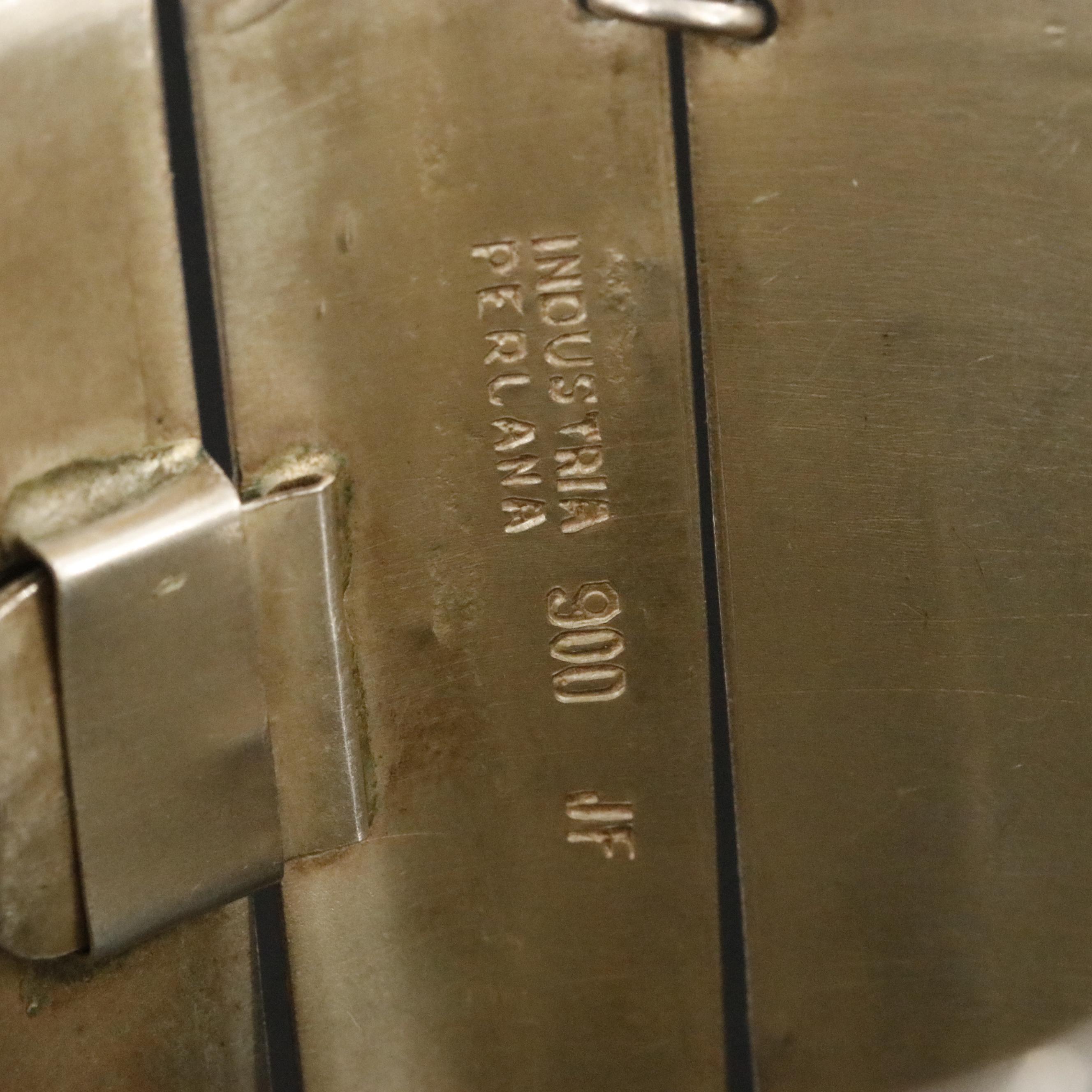 Peruvian 900 Silver Panel Bracelet