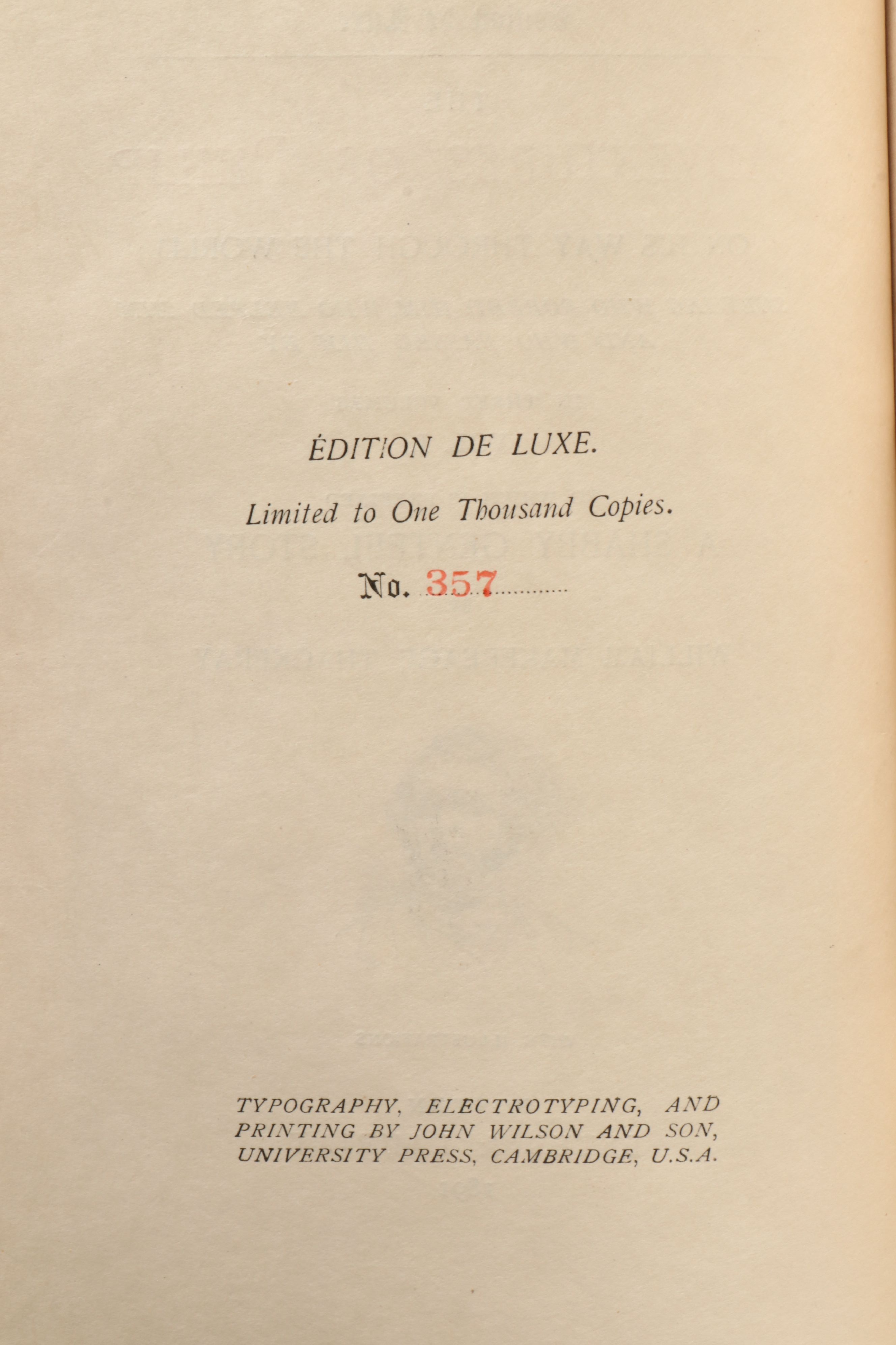 Édition de Luxe "The Works of William Makepeace Thackeray" Thirty-Volume Set