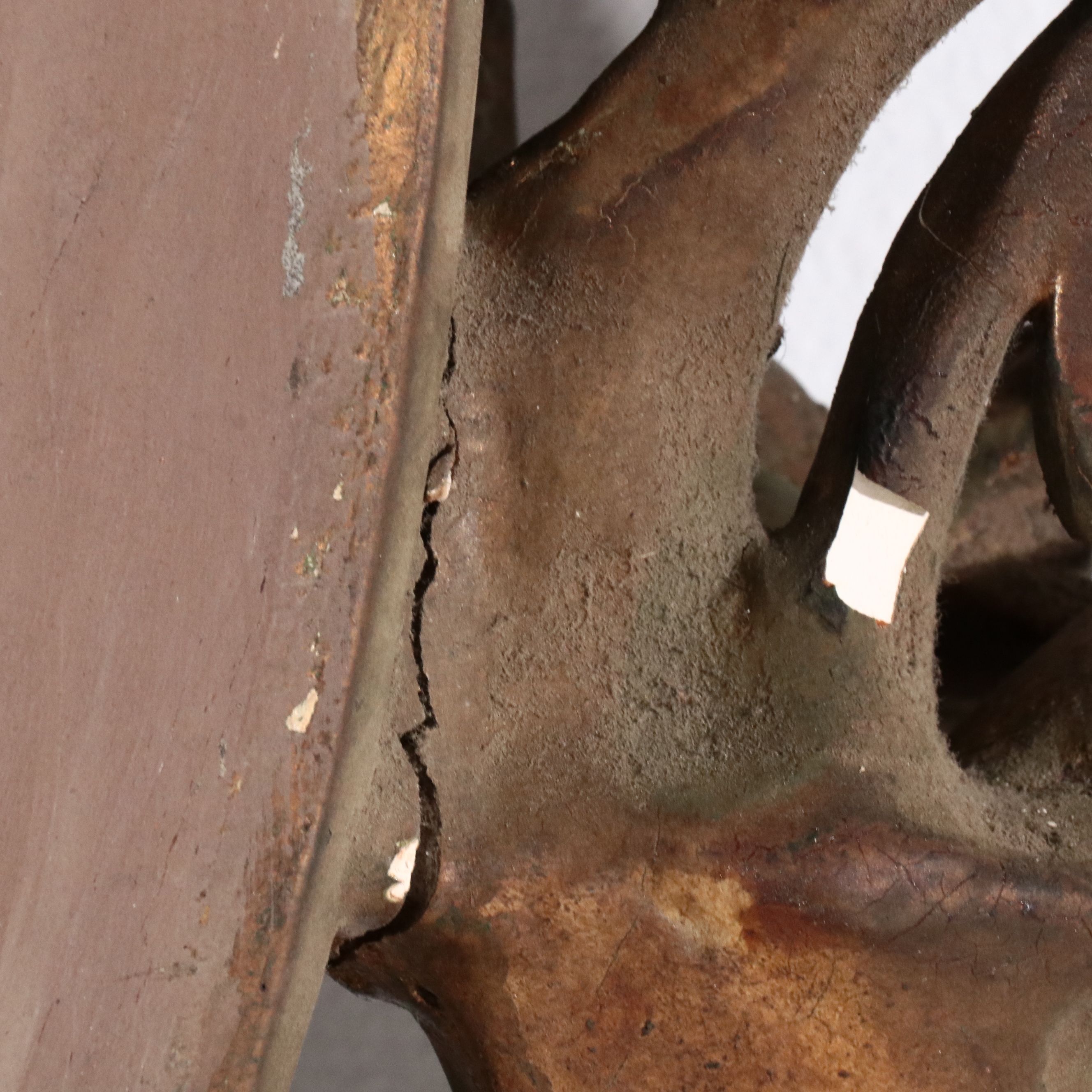 Napoleon III Carved Giltwood Oval Marginal Mirror, Late 19th Century