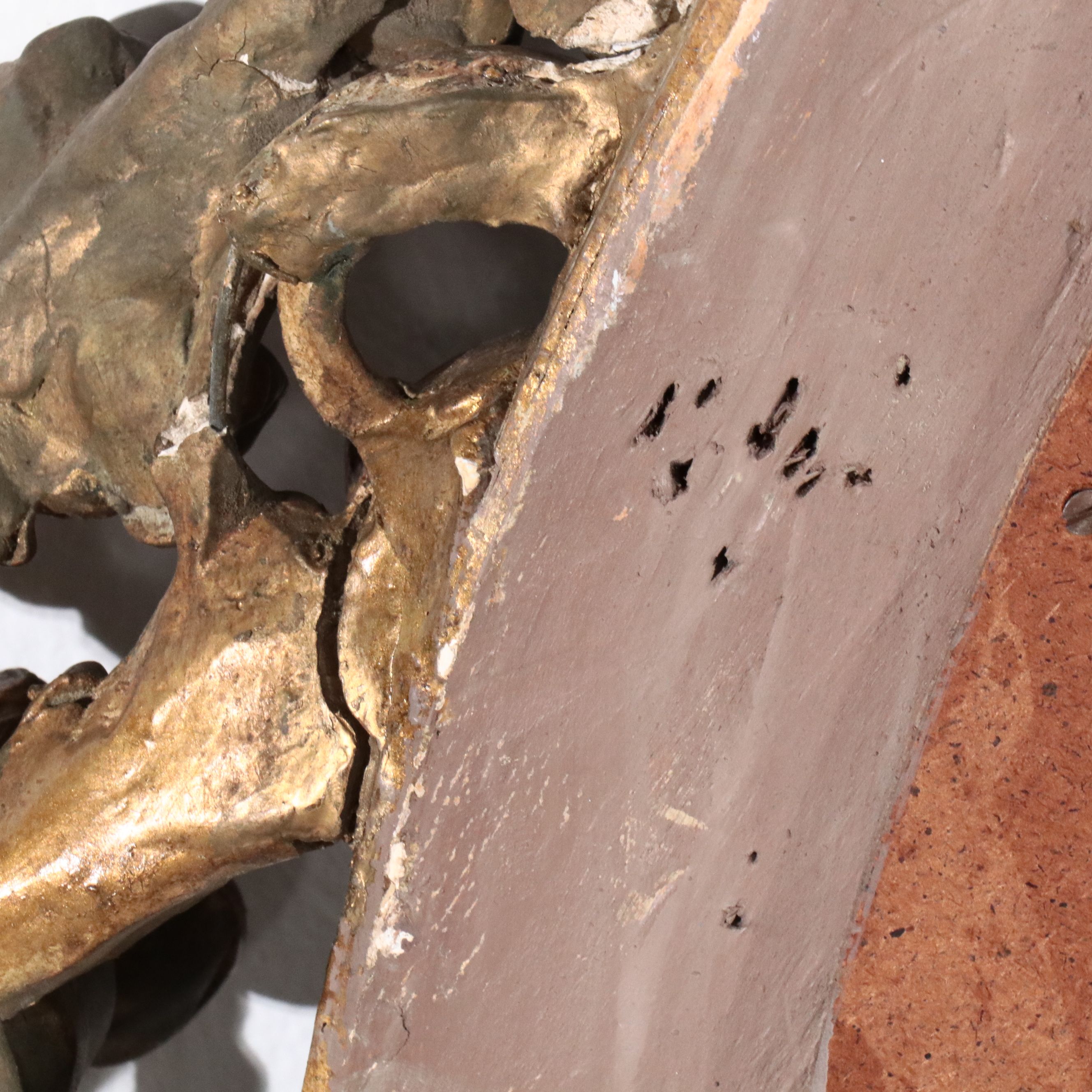 Napoleon III Carved Giltwood Oval Marginal Mirror, Late 19th Century