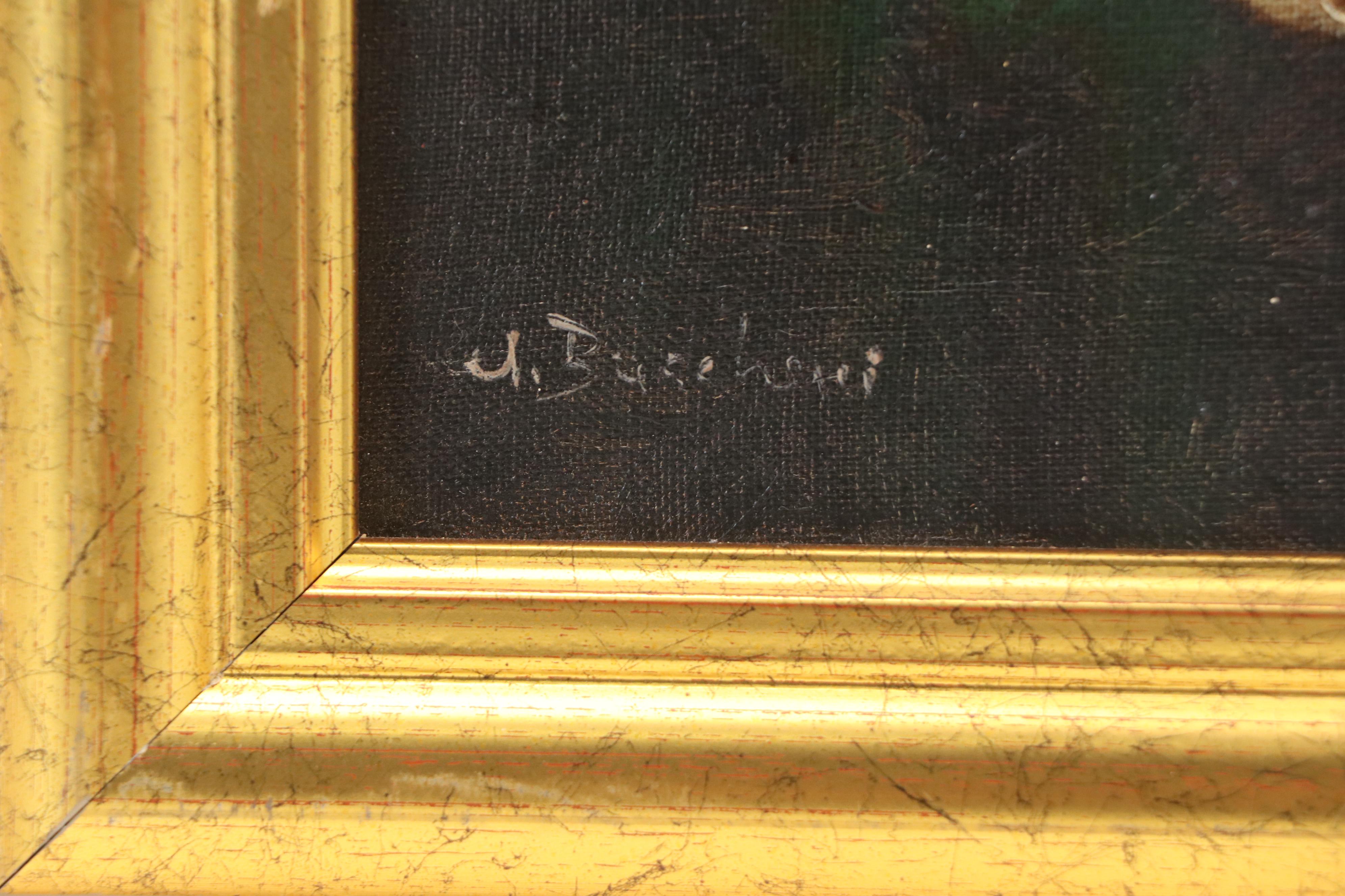 Still Life with Violin Oil Painting, 20th Century