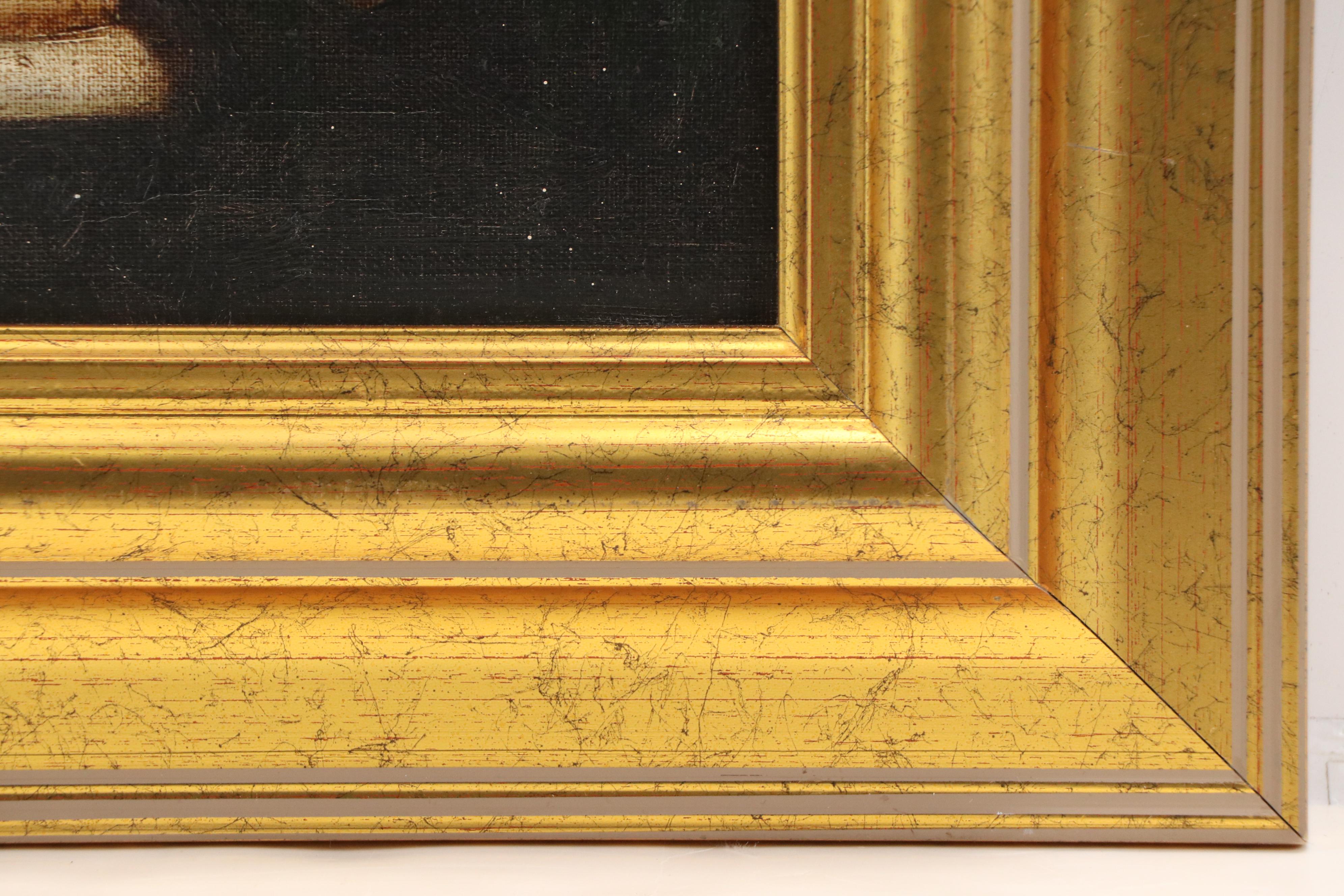 Still Life with Violin Oil Painting, 20th Century