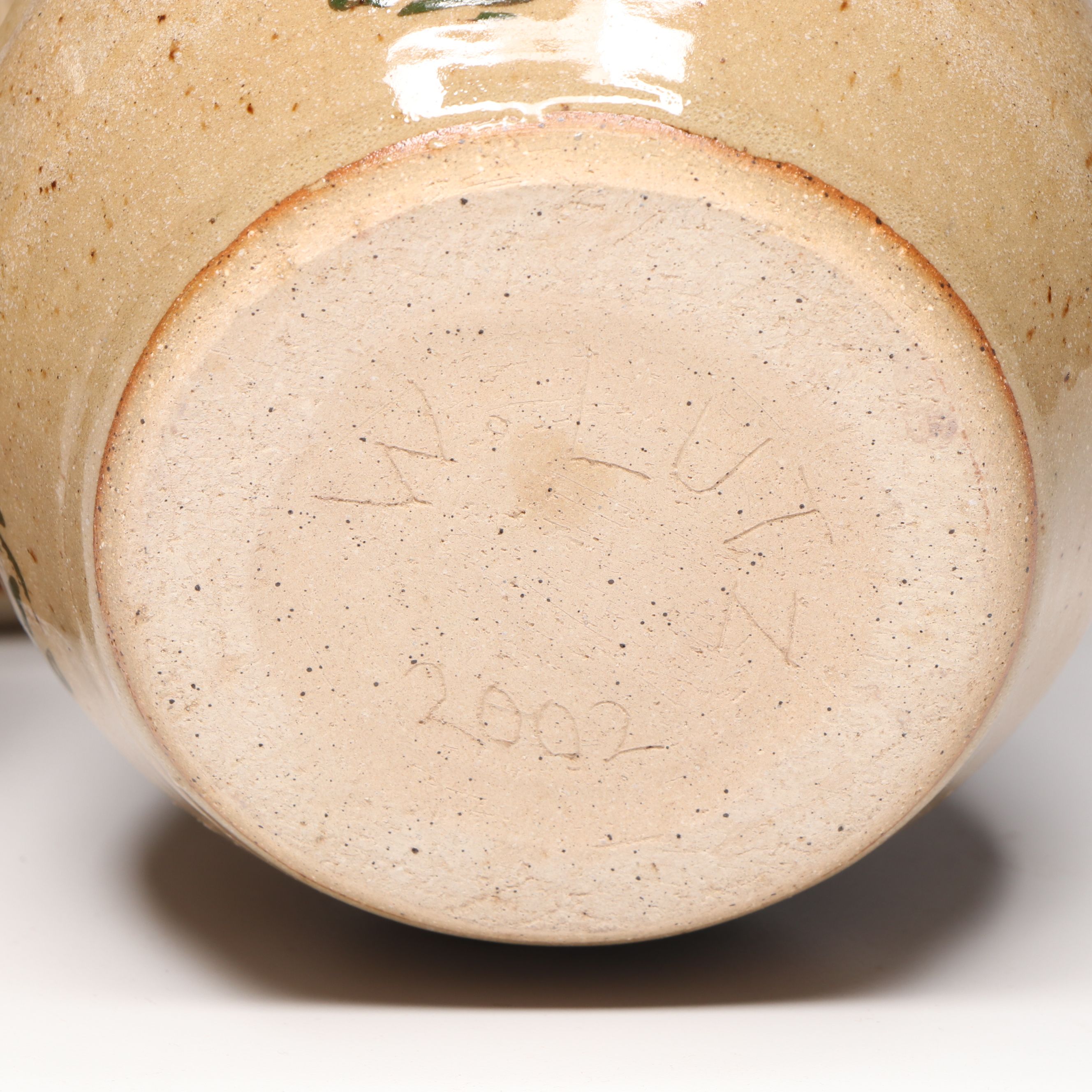 William Lutz Art Pottery Stoneware Vases and Bowls