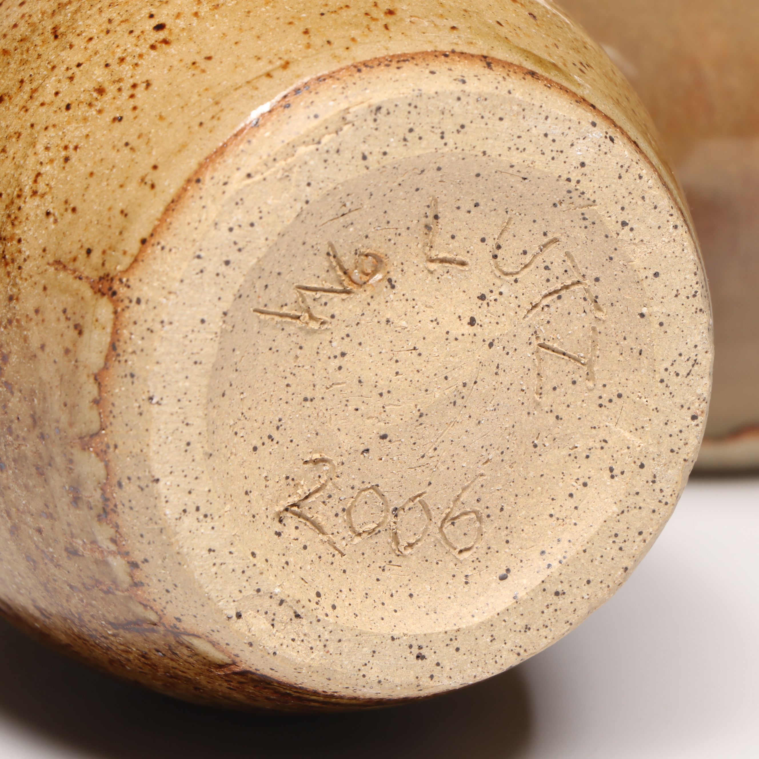 William Lutz Art Pottery Stoneware Vases and Bowls