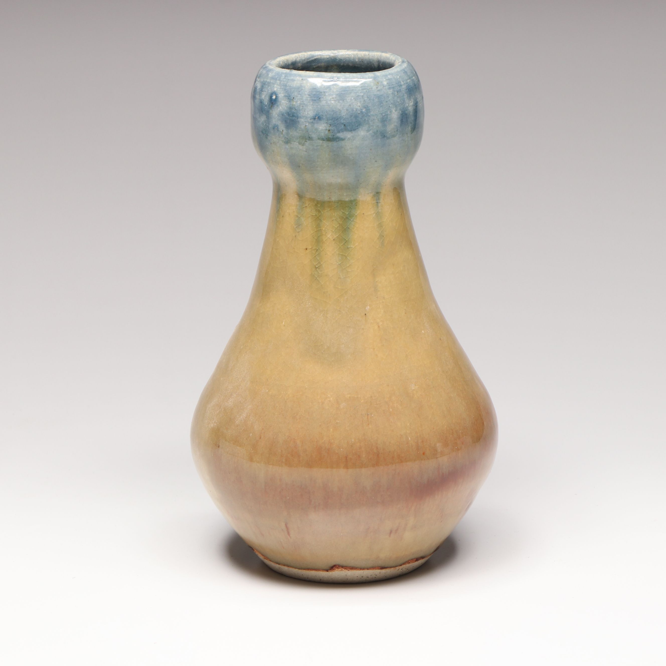 William Lutz Art Pottery Stoneware Vases and Bowls