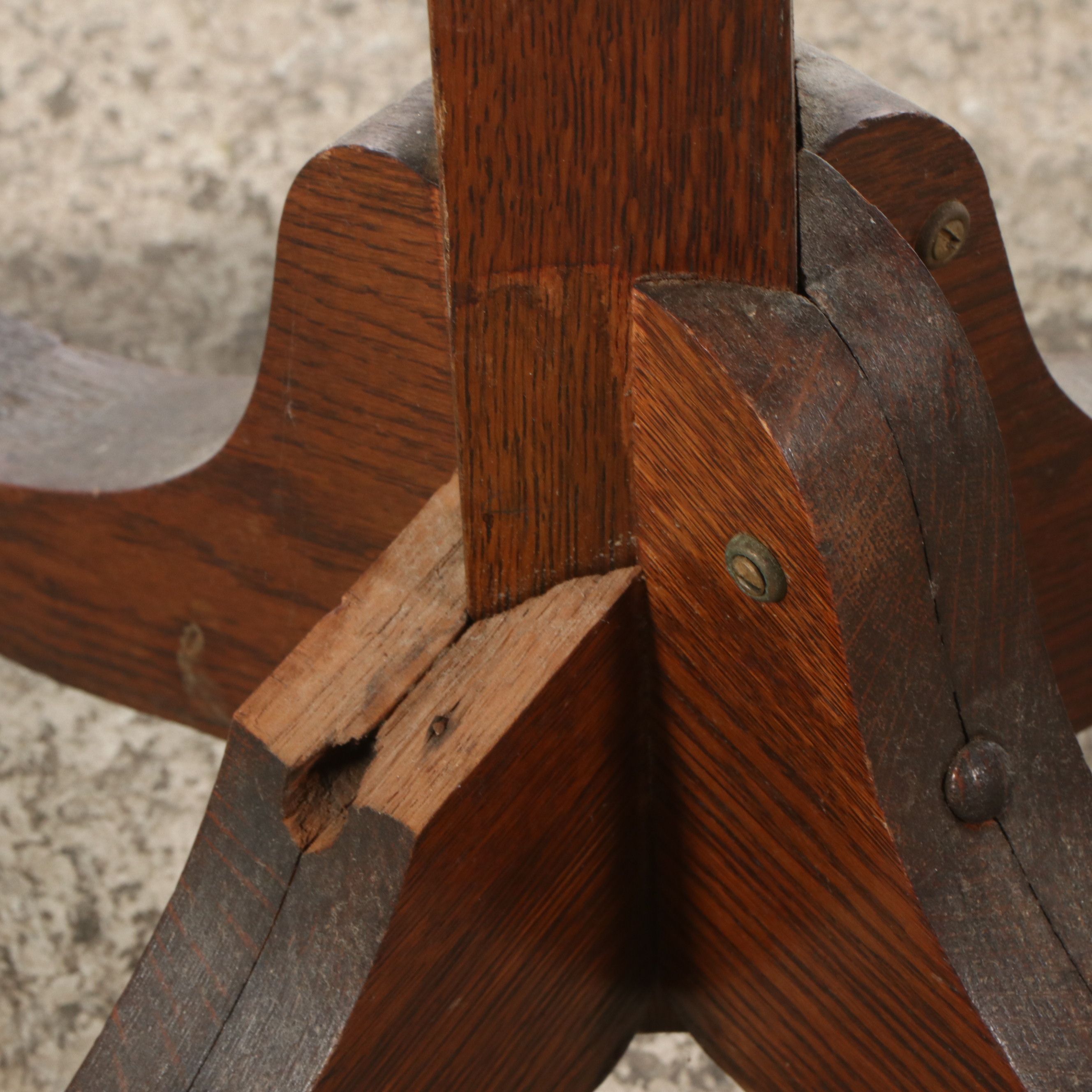 Art Deco Style Oak Coat Racks, Early to Mid-20th Century