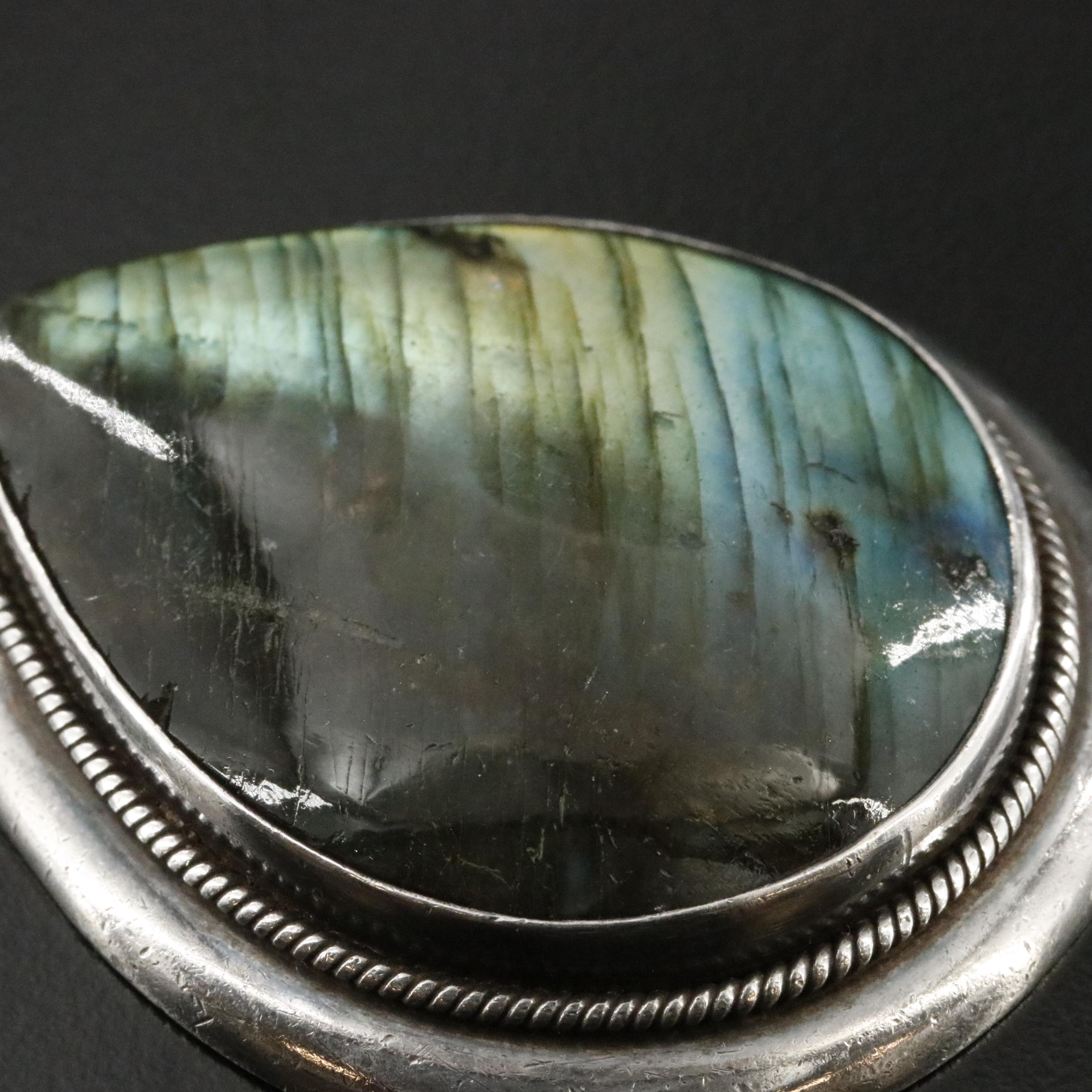 Sterling Labradorite Pendant Necklace