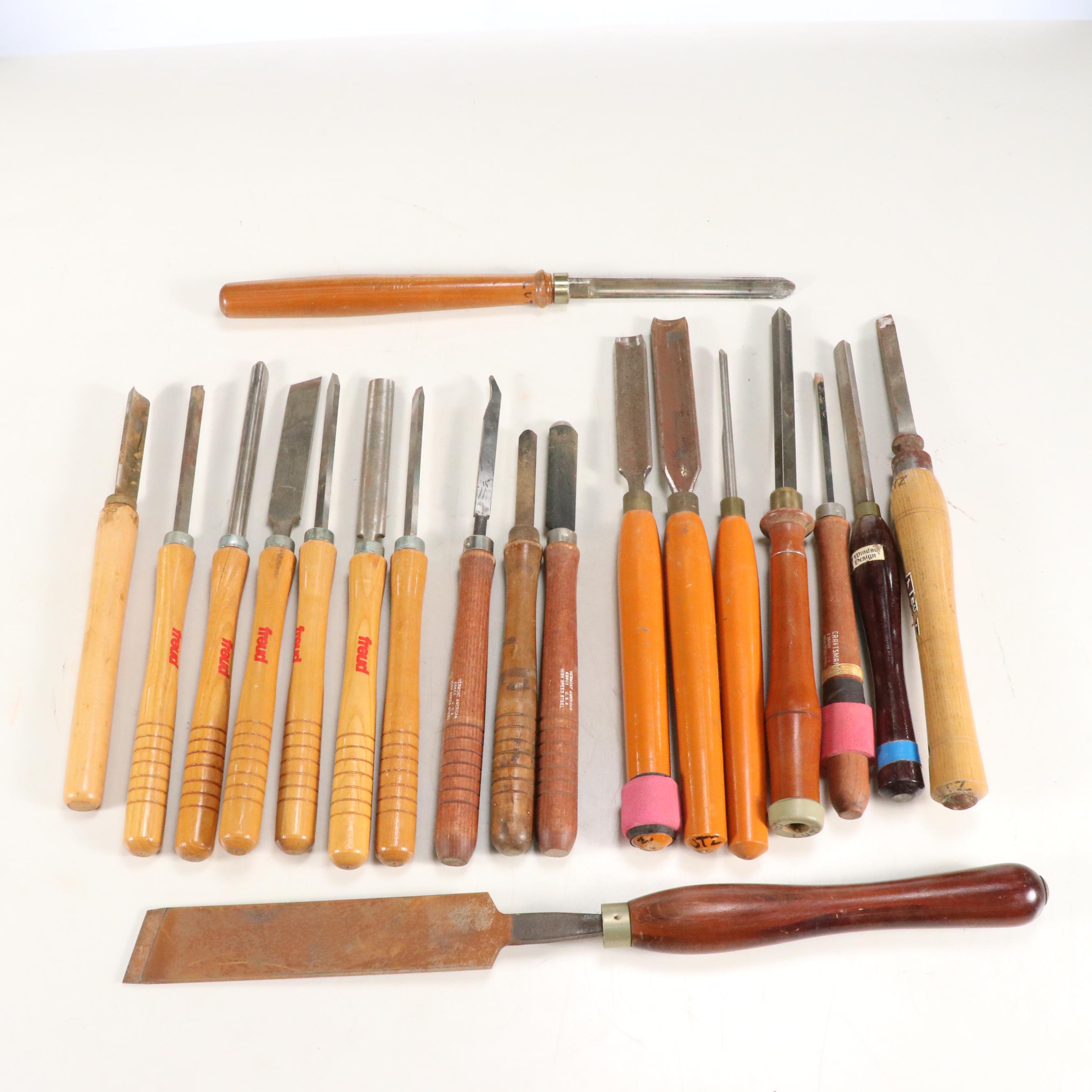Freud, Windsor Design, Sorby and Other Chisels and Wood Turning Tools