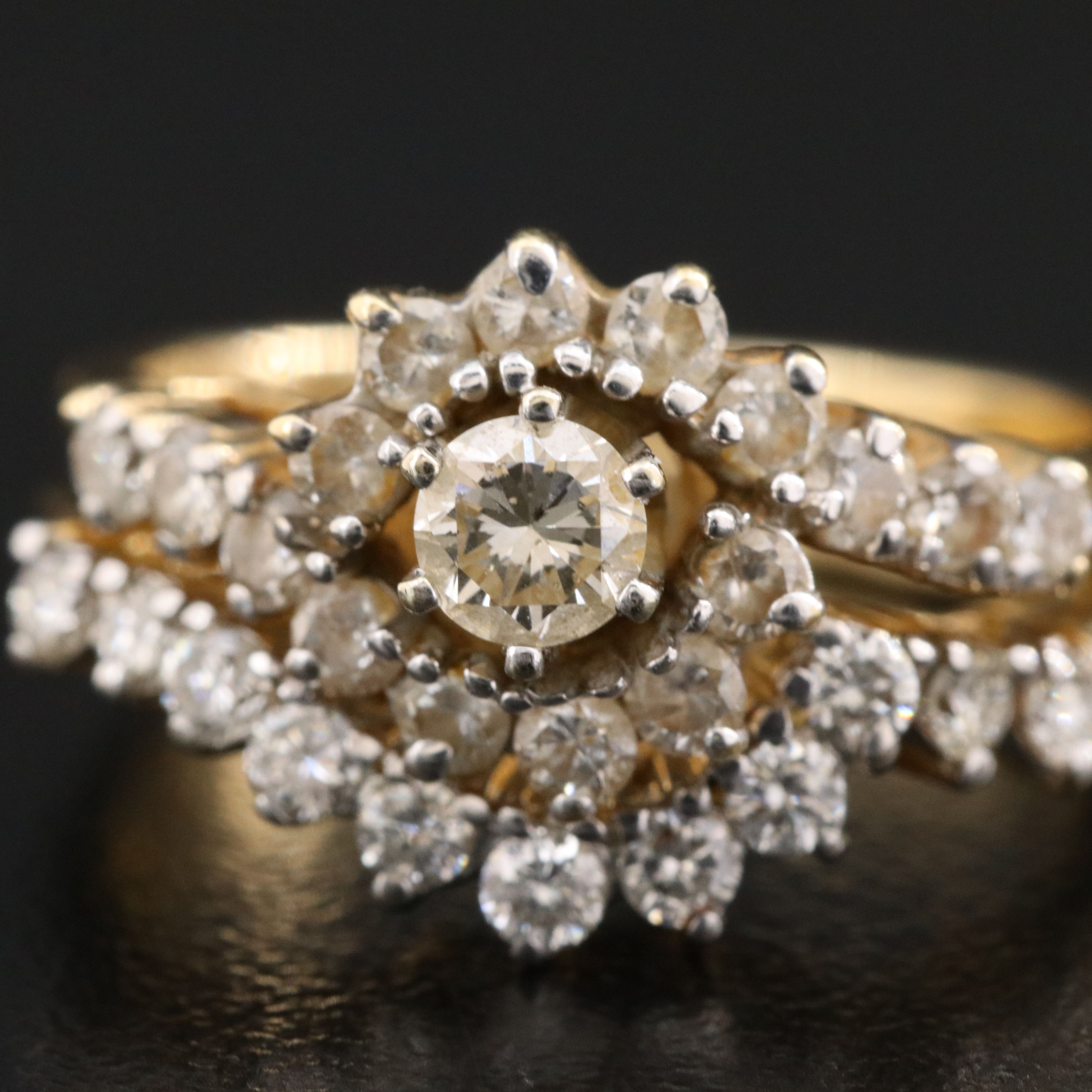 14K 1.00 CTW Diamond Ring Set