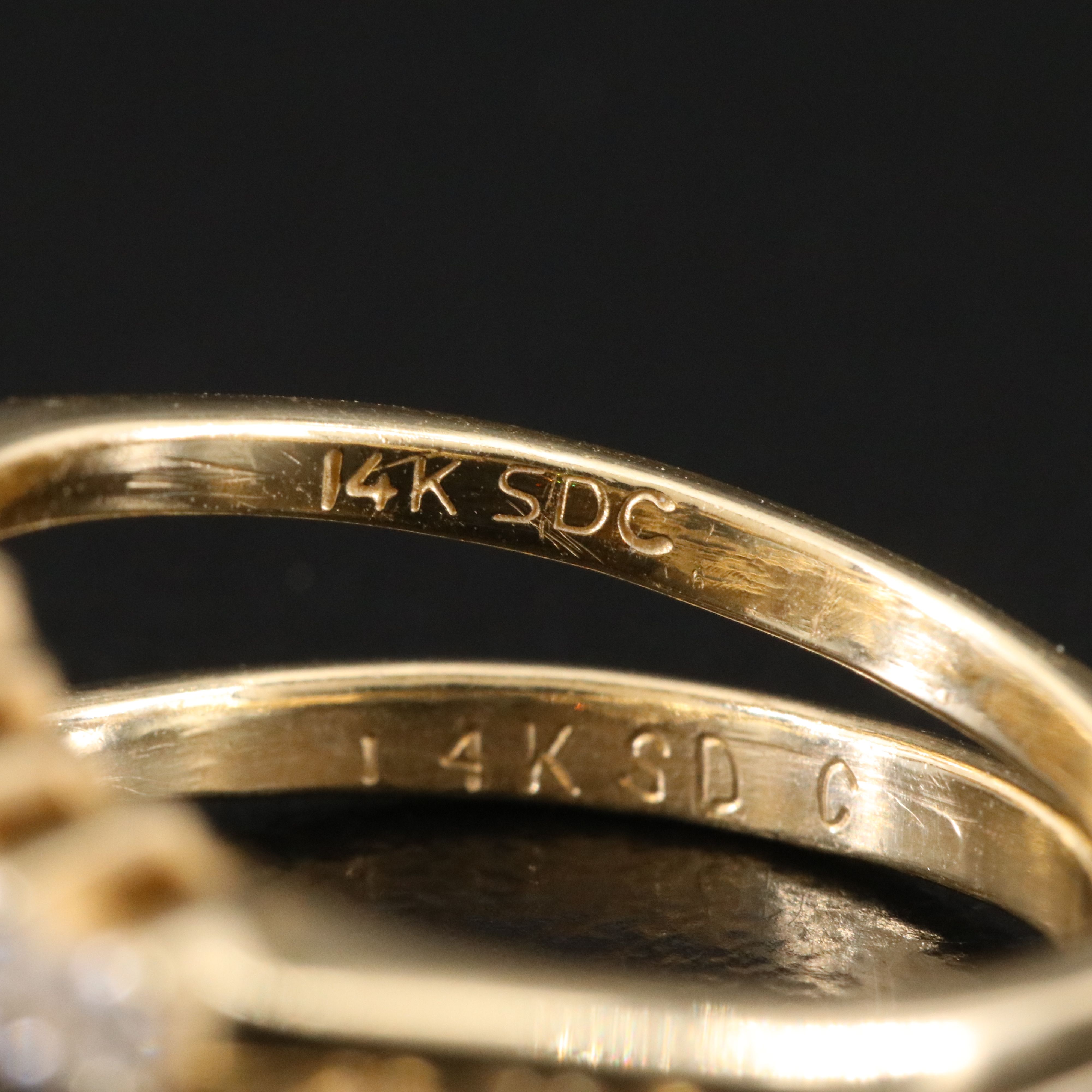 14K 1.00 CTW Diamond Ring Set