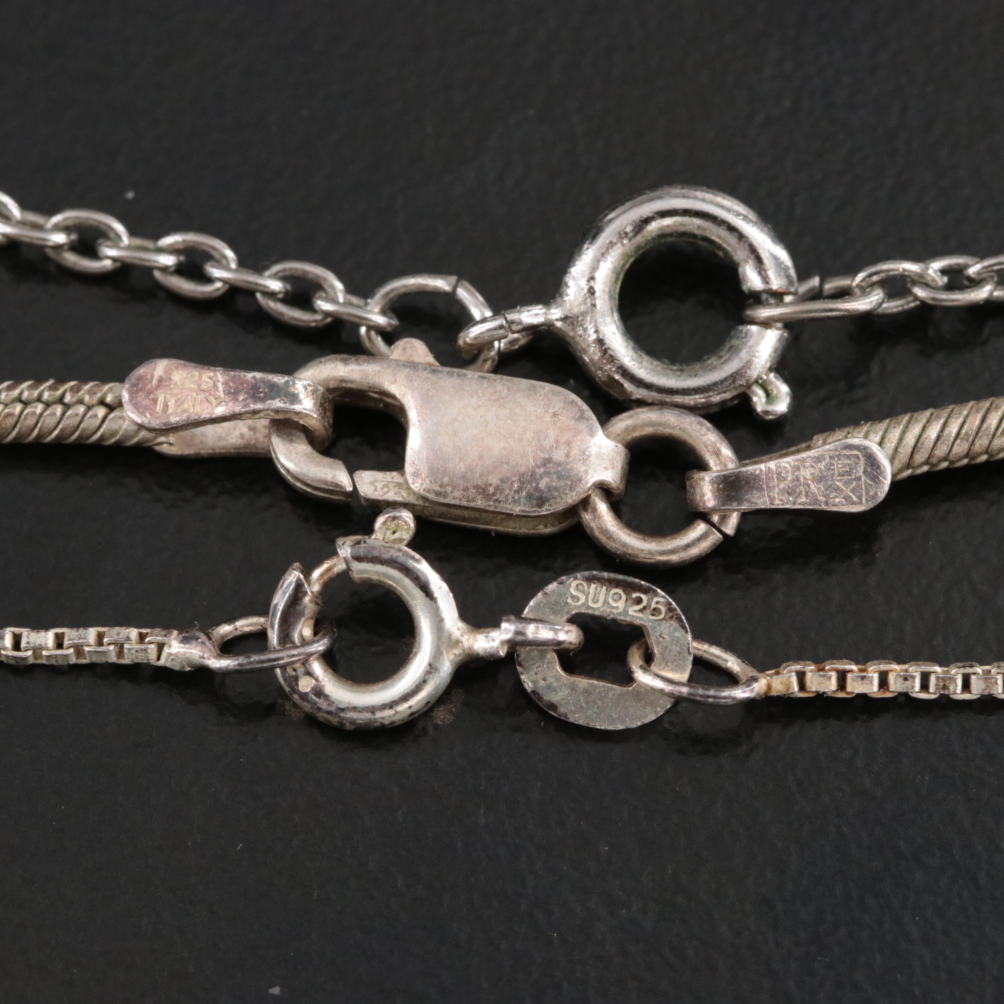 Sterling Jewelry Collection Including Jadeite and Turquoise