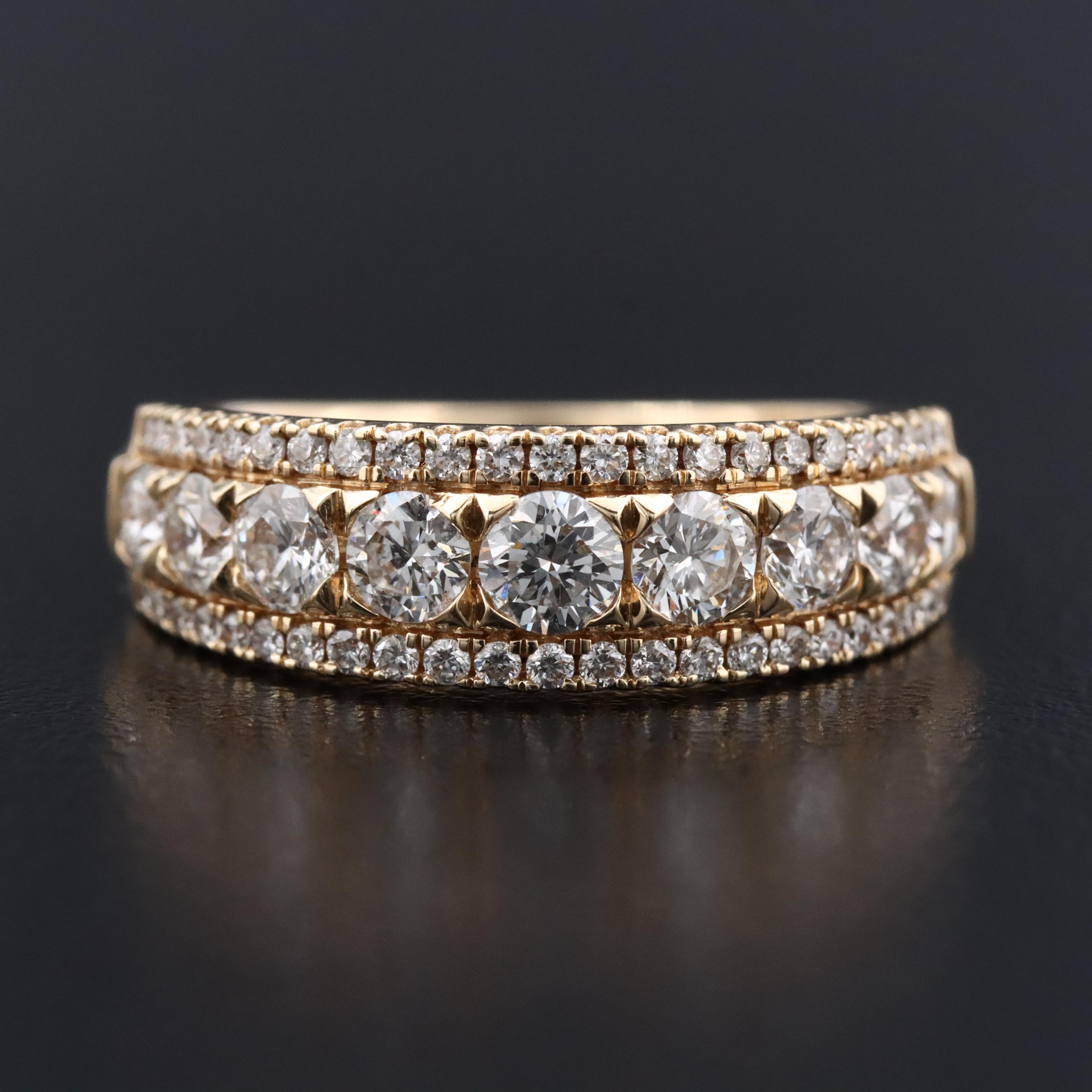 14K 1.25 CTW Lab Grown Diamond Ring