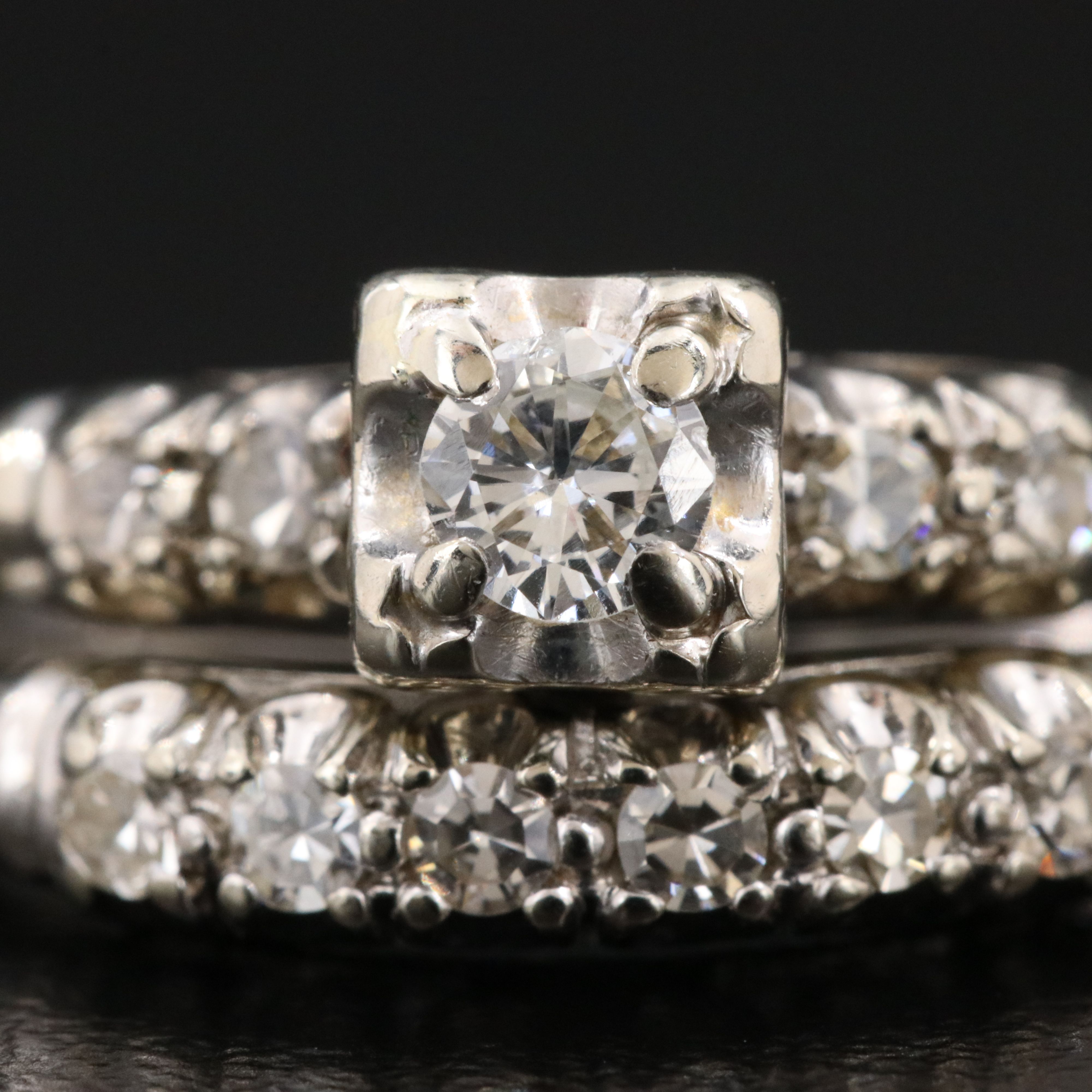 14K 0.50 CTW Diamond Ring Set