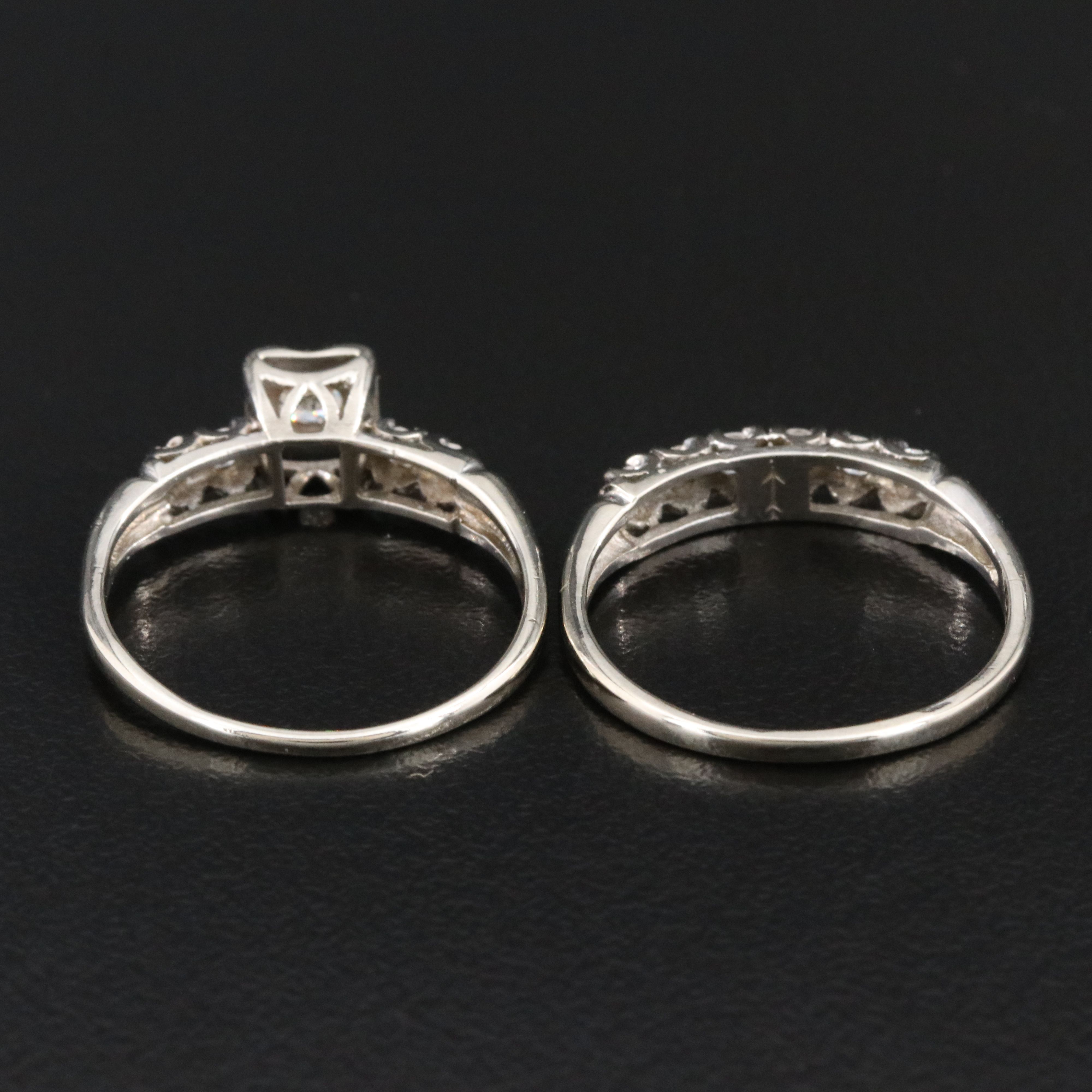 14K 0.50 CTW Diamond Ring Set