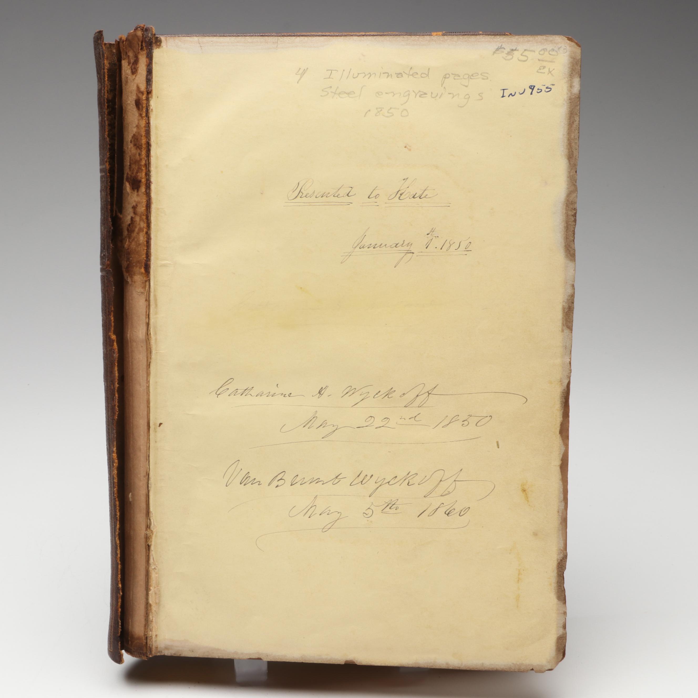 "Leaflets of Memory" Illuminated Annual by Reynell Coates, 1850