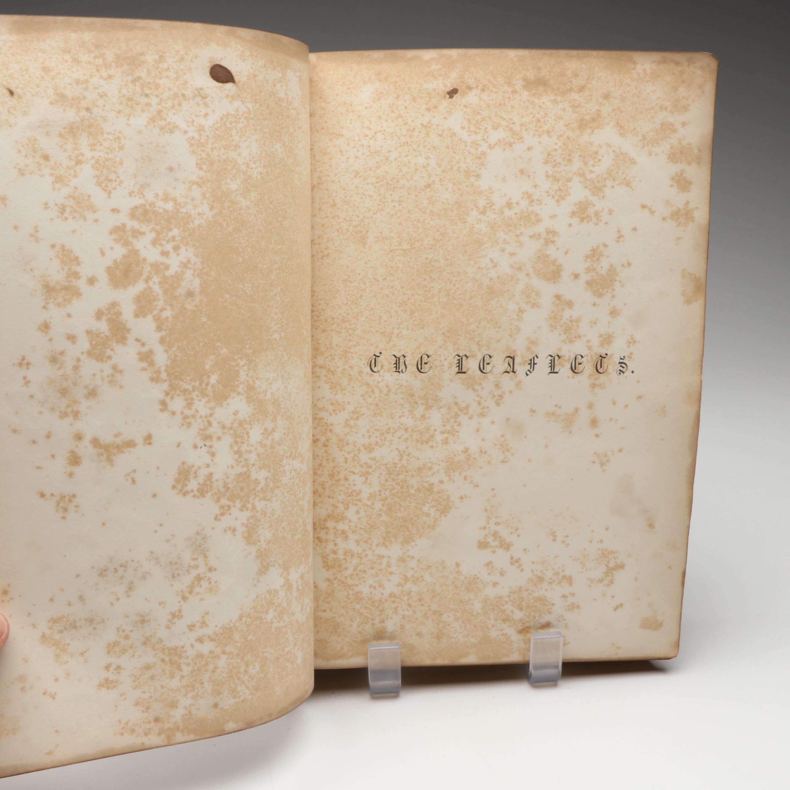 "Leaflets of Memory" Illuminated Annual by Reynell Coates, 1850