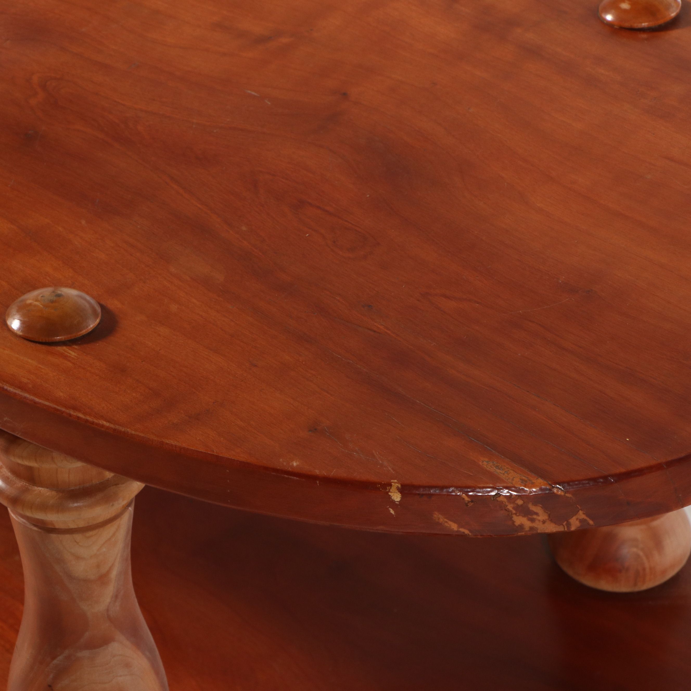 Colonial Style Two-Tiered Cherry Coffee Table