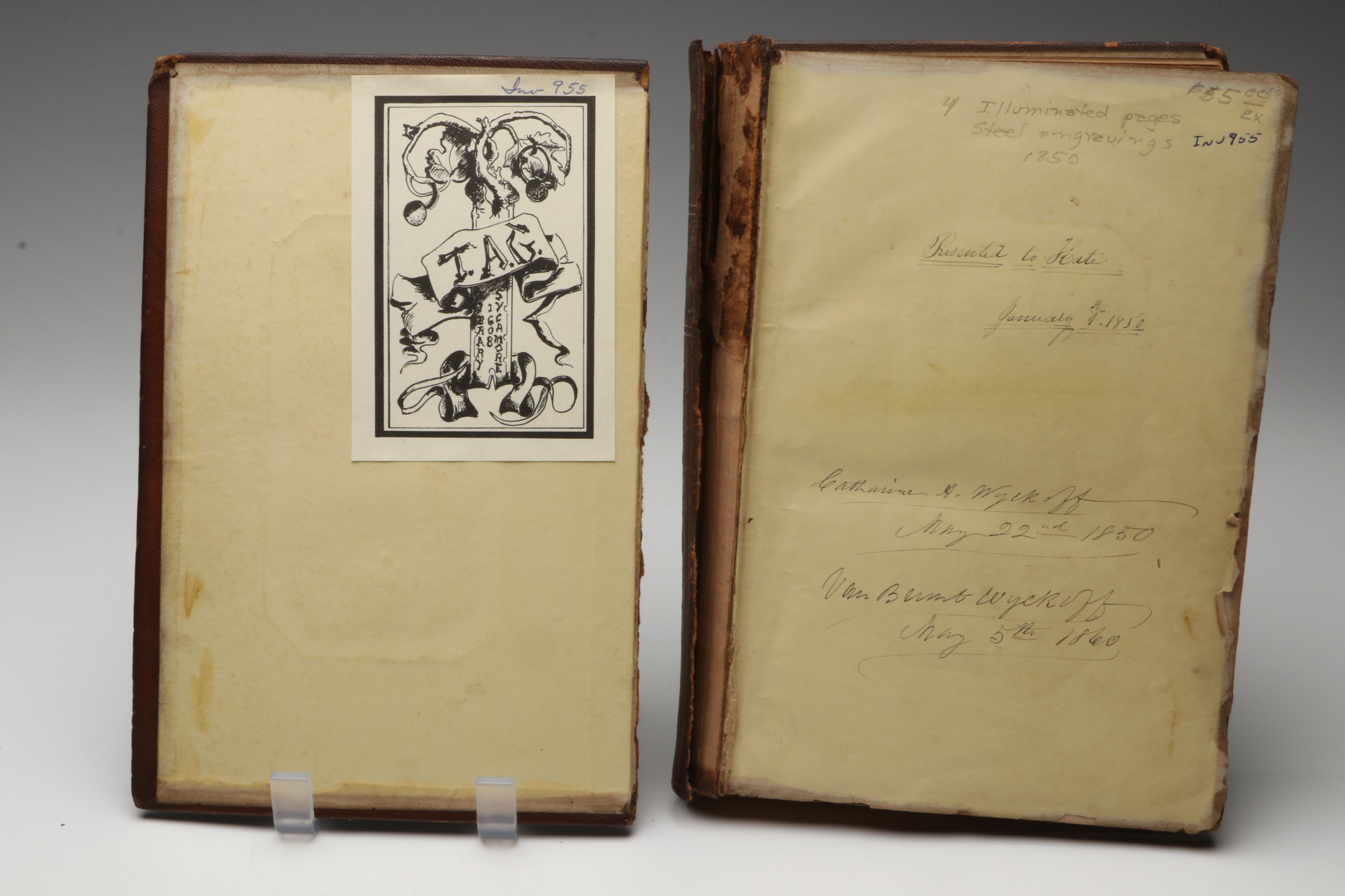 "Leaflets of Memory" Illuminated Annual by Reynell Coates, 1850