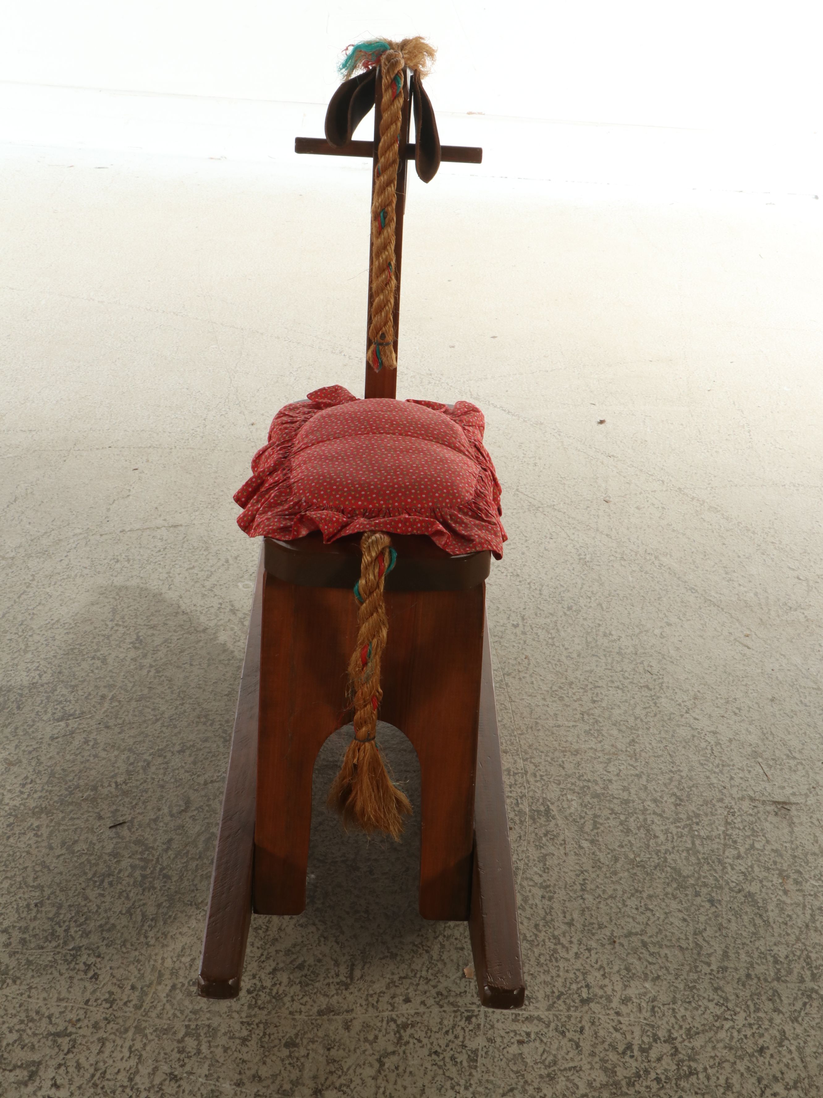 Vintage Wooden Rocking Horse, Mid to Late 20th Century
