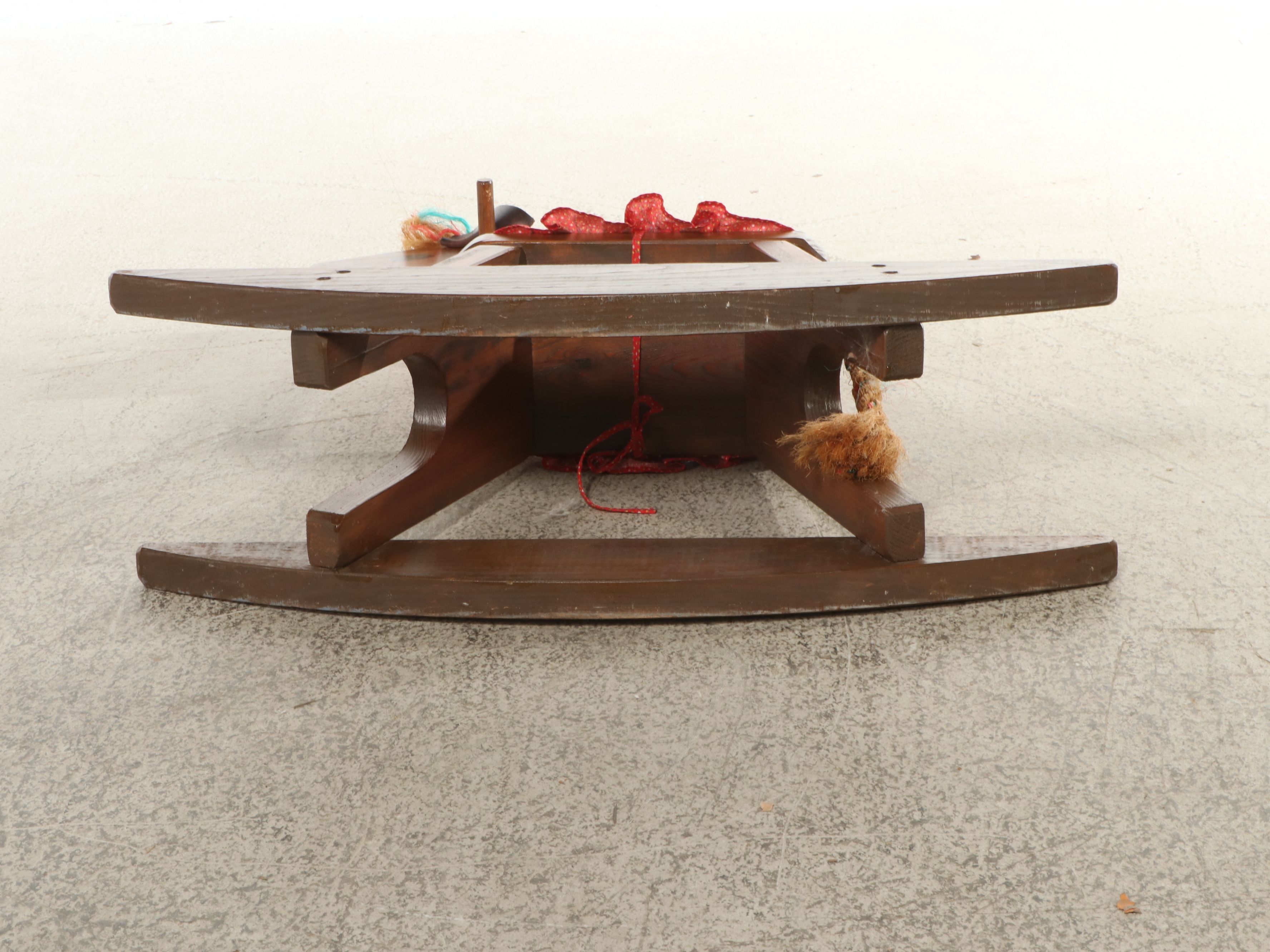 Vintage Wooden Rocking Horse, Mid to Late 20th Century