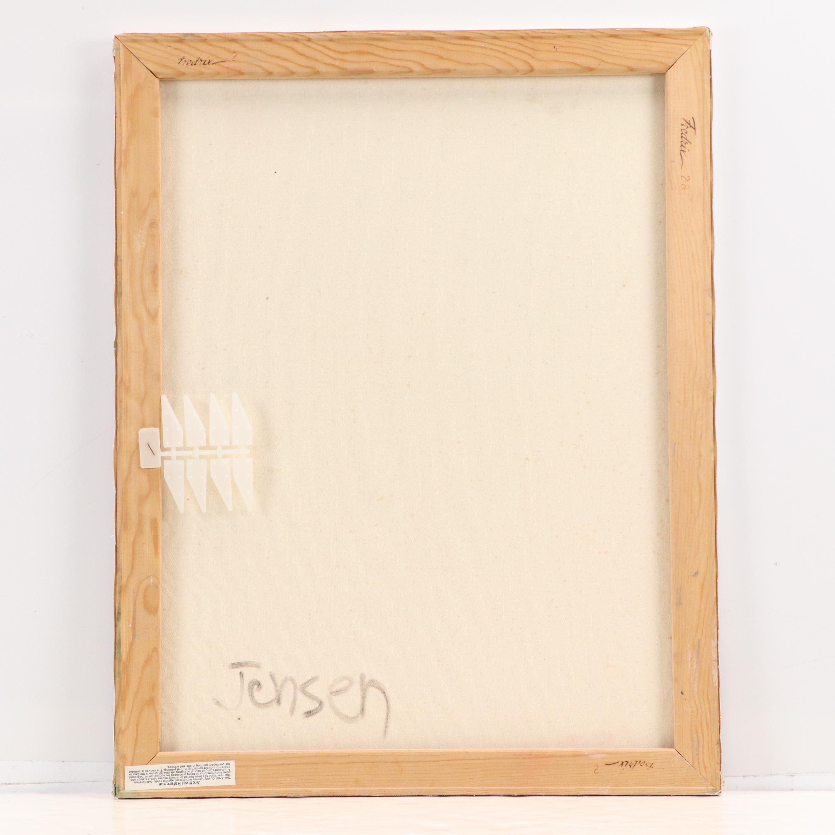 Victoria Jensen Figurative Oil Painting of Reclining Nude in Repose