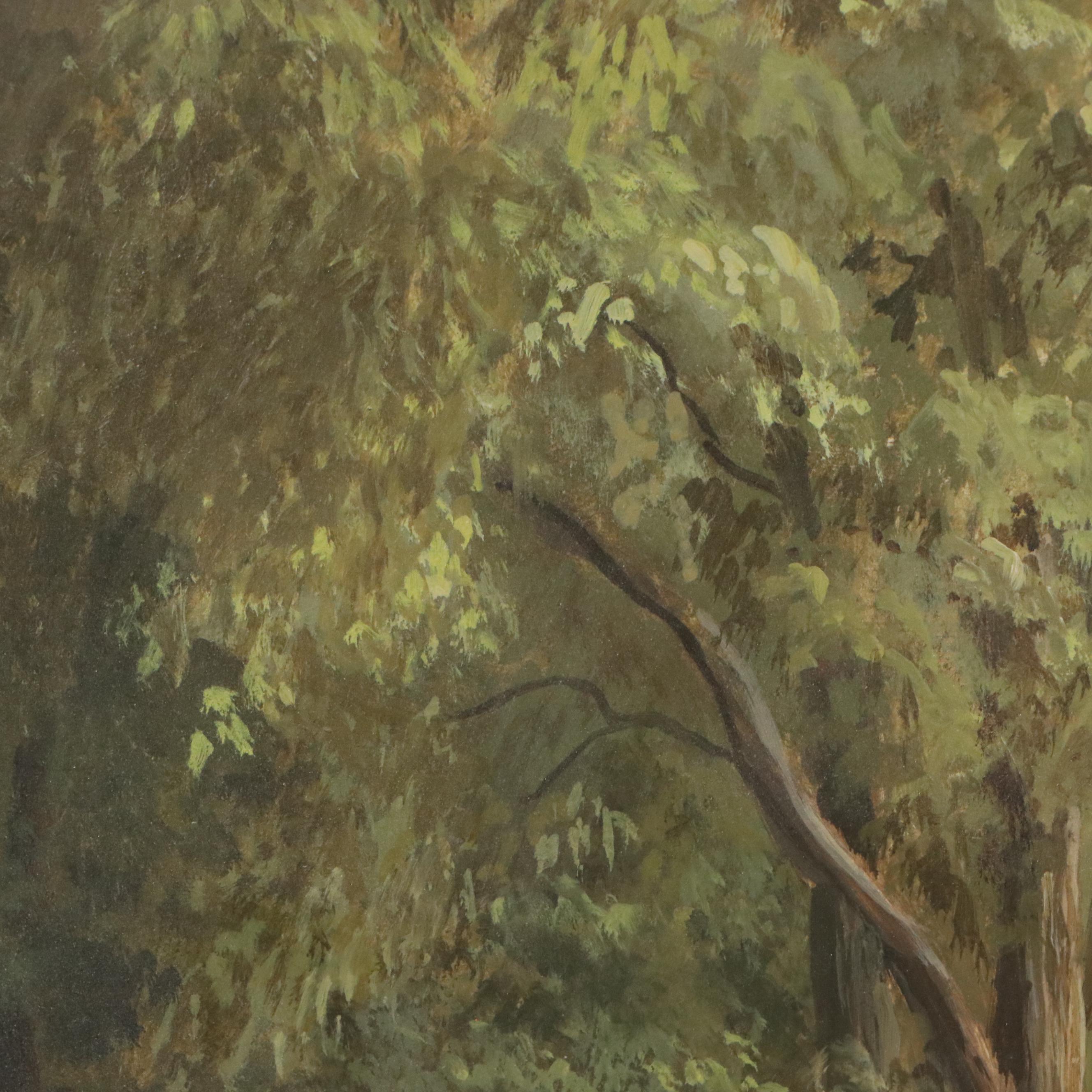 Constance Coleman Richardson Oil Painting "The Summer Home," 1941