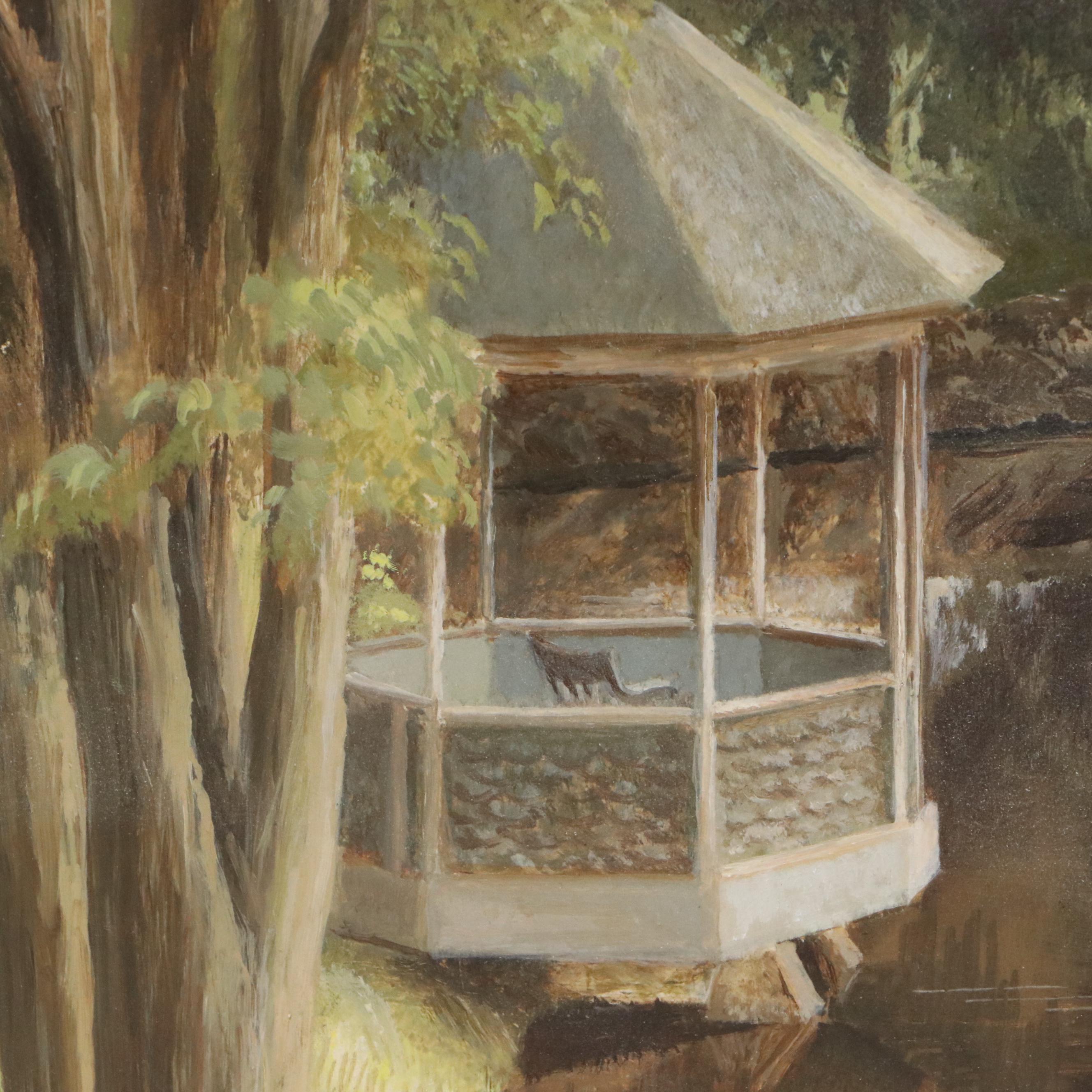 Constance Coleman Richardson Oil Painting "The Summer Home," 1941