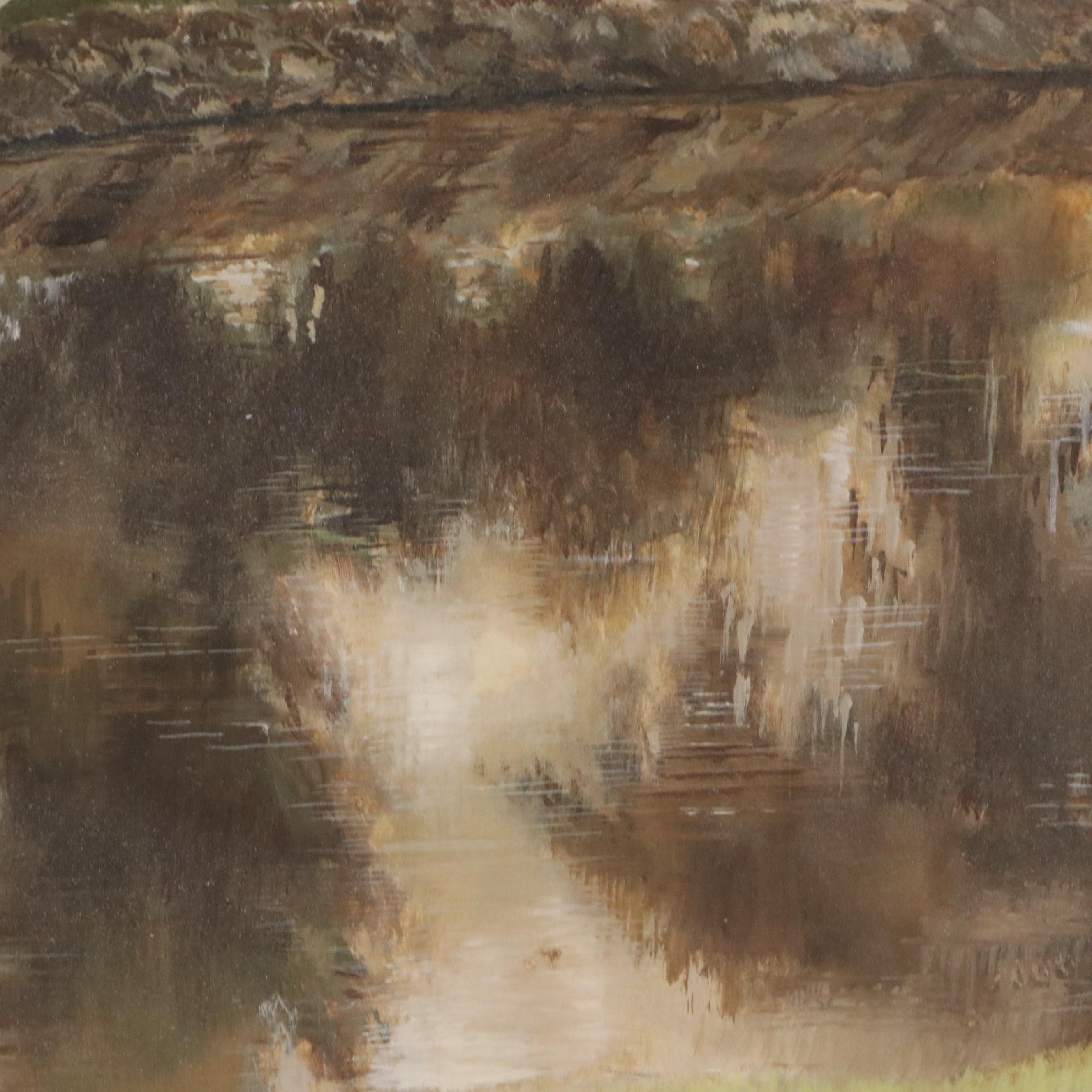 Constance Coleman Richardson Oil Painting "The Summer Home," 1941