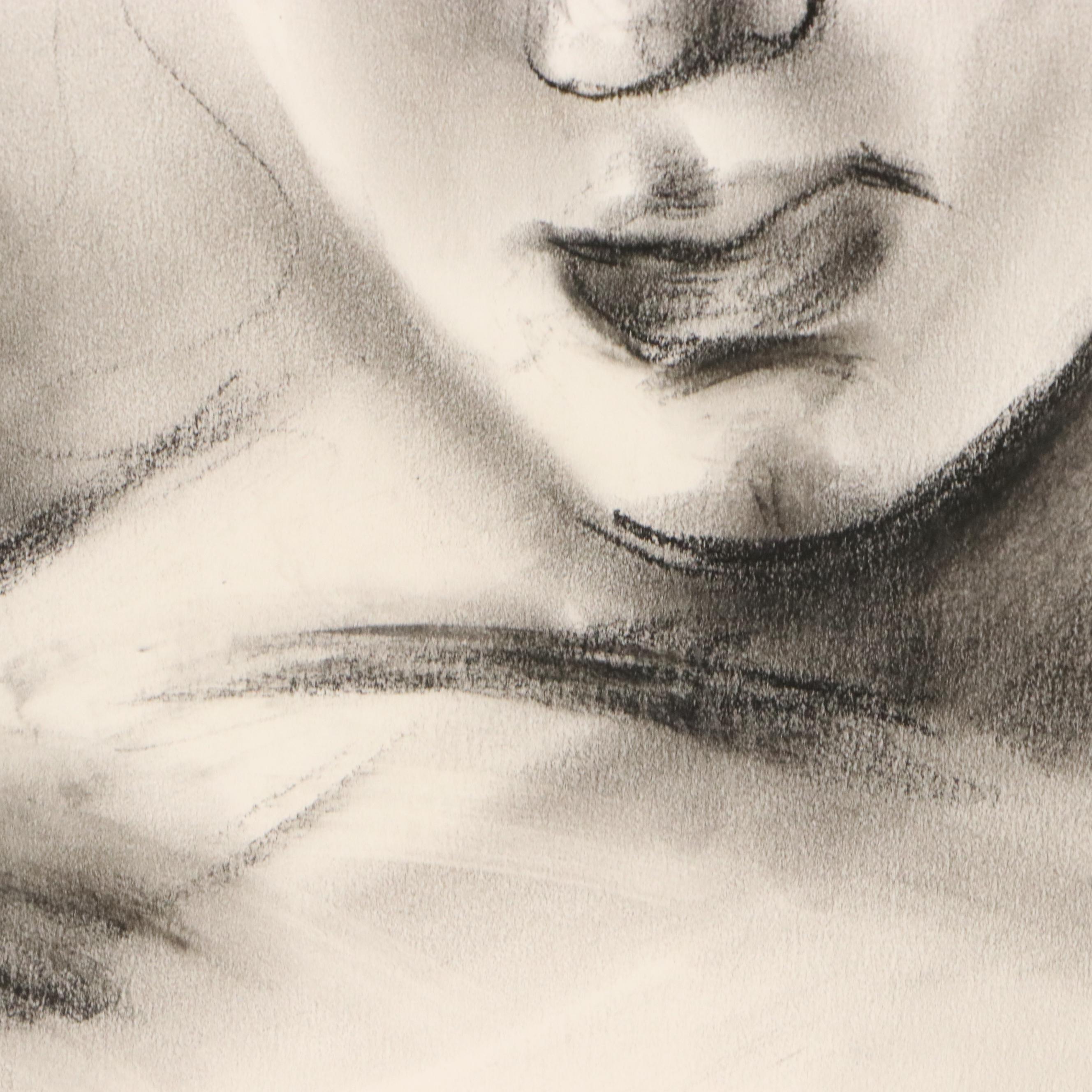 Joanne Honschopp Female Portrait Drawing, 21st Century