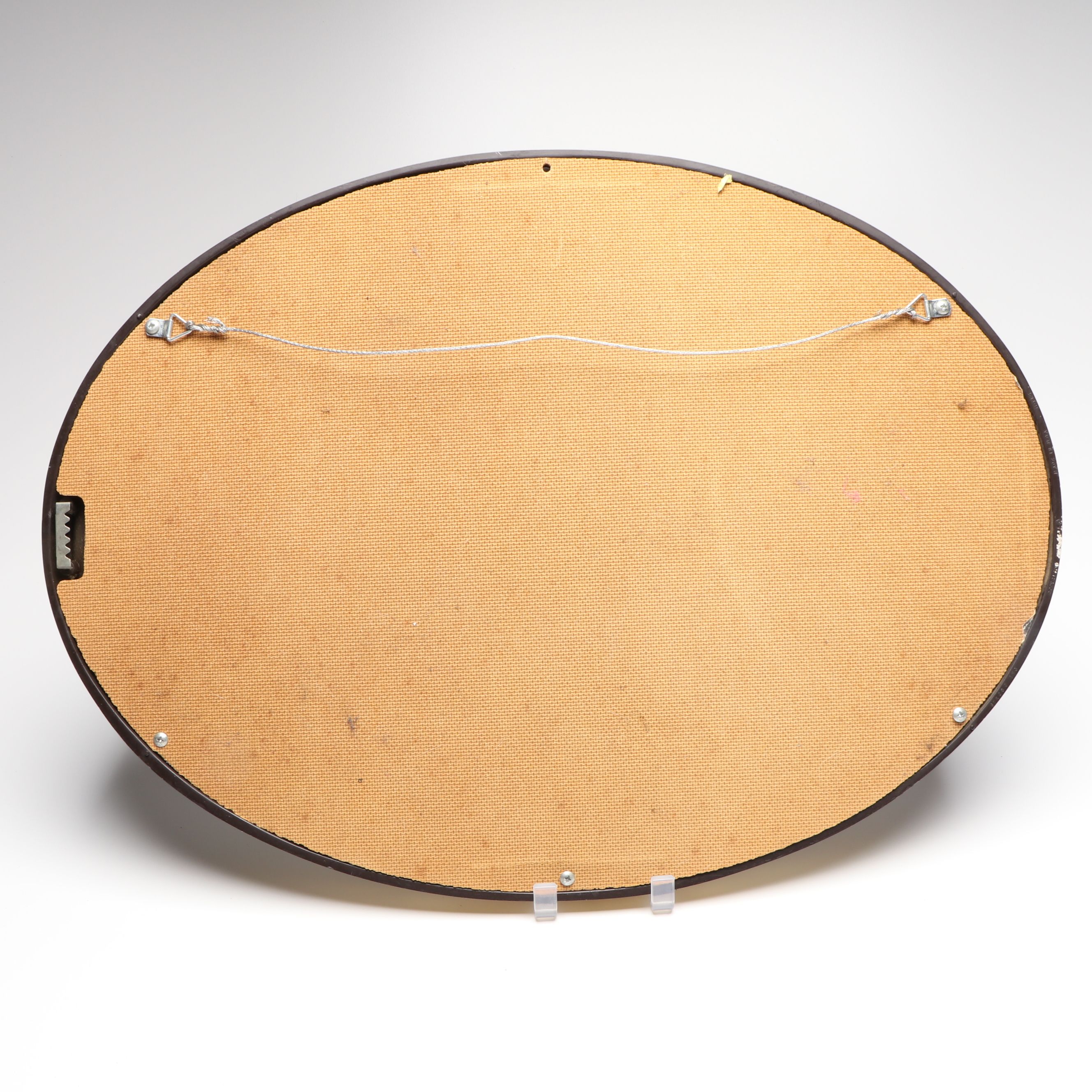 Gold Finished Oval Wall Mirror