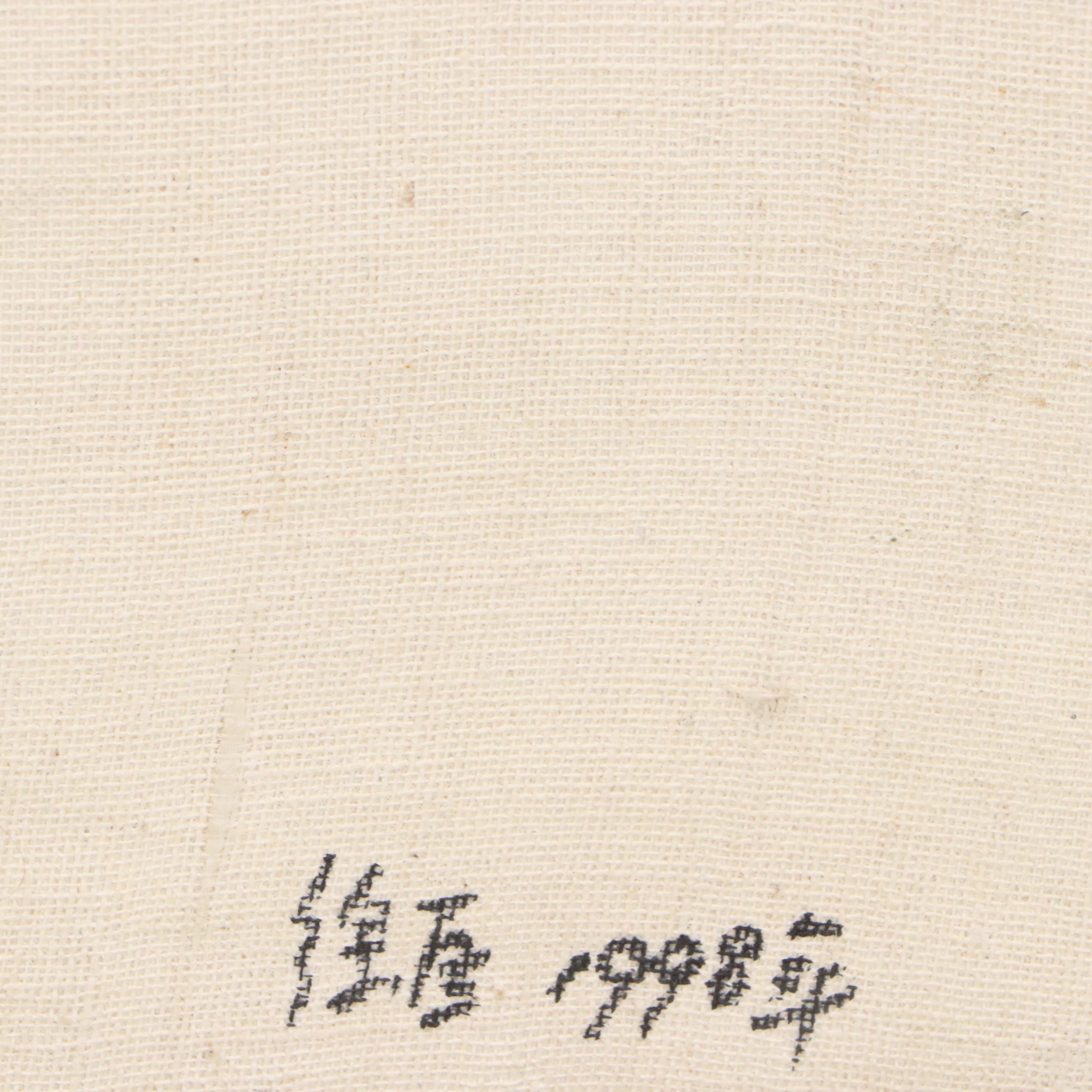 Xu Kuang Oil Painting Portrait of Young Girl, 1998