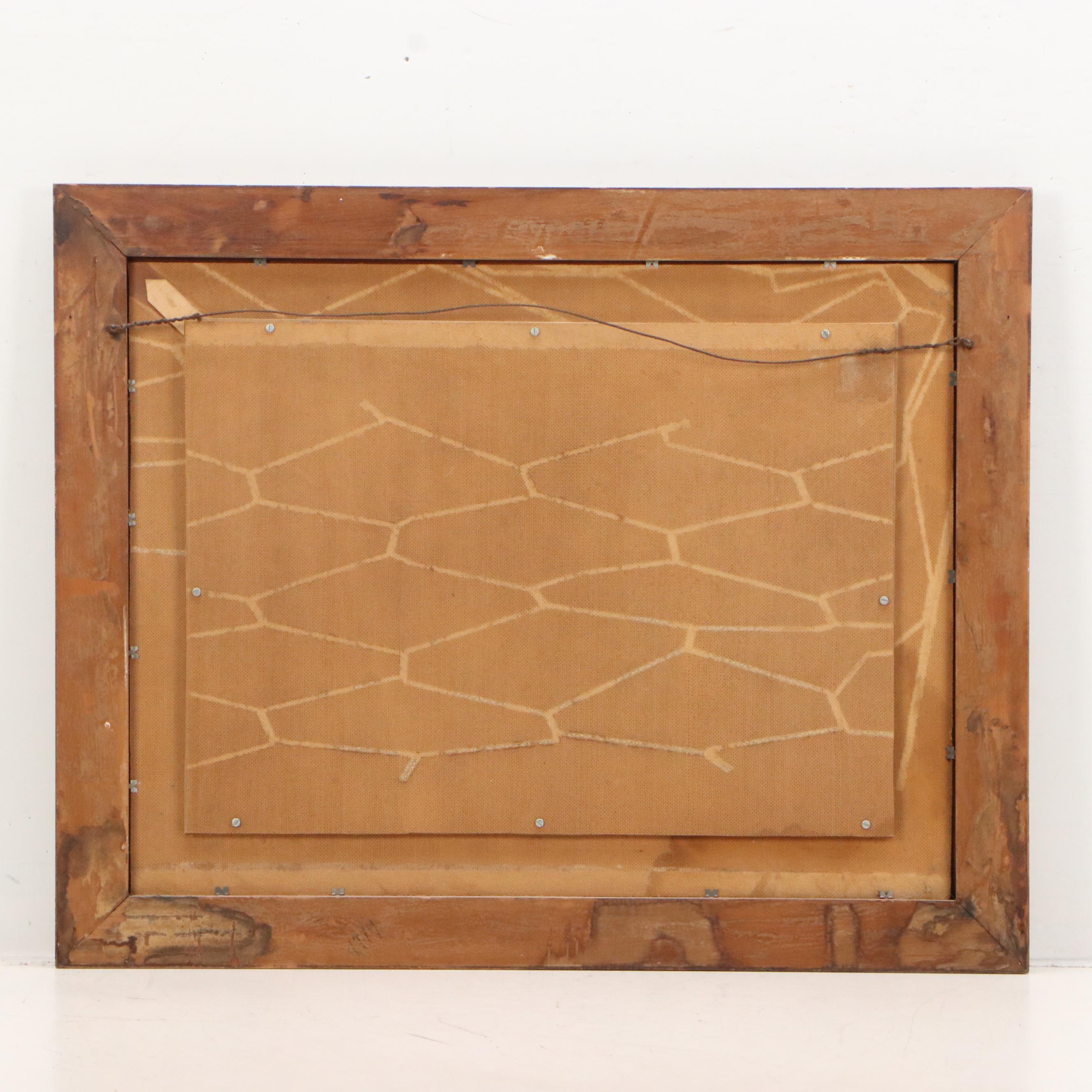 Xu Kuang Oil Painting Portrait of Young Girl, 1998