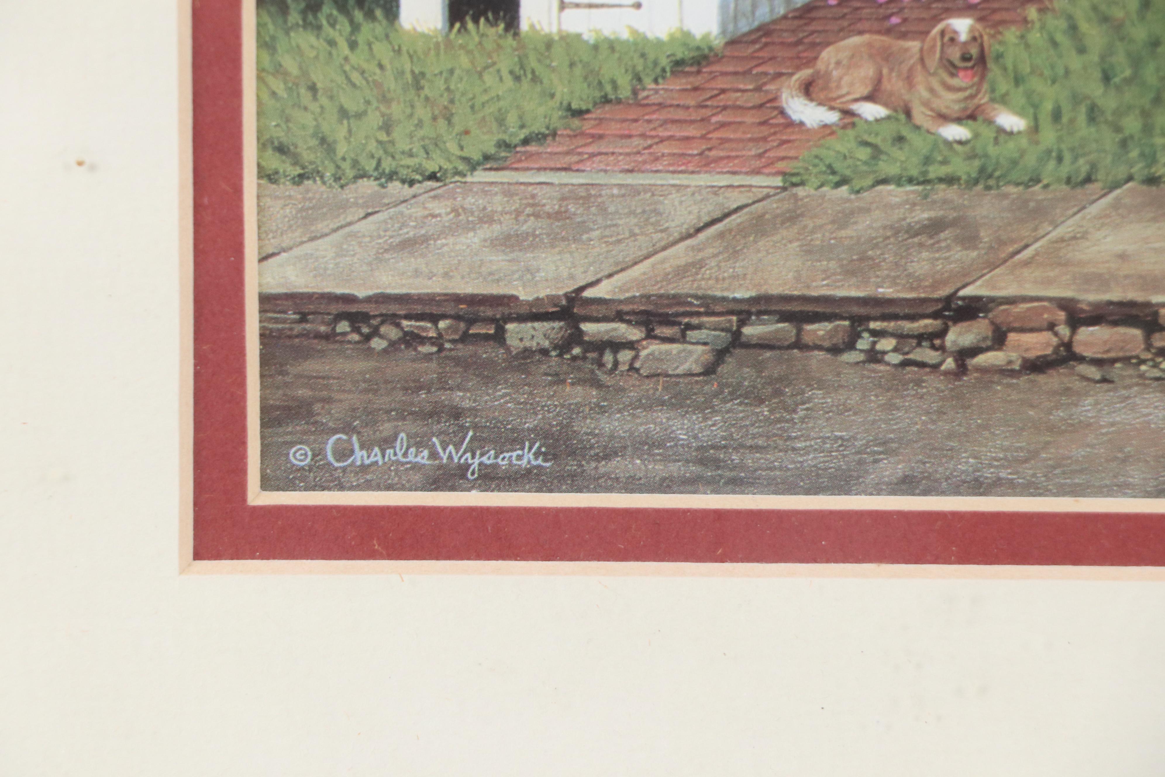 After Charles Wysocki Offset Lithograph "In Spring, Old Man's Fancy"