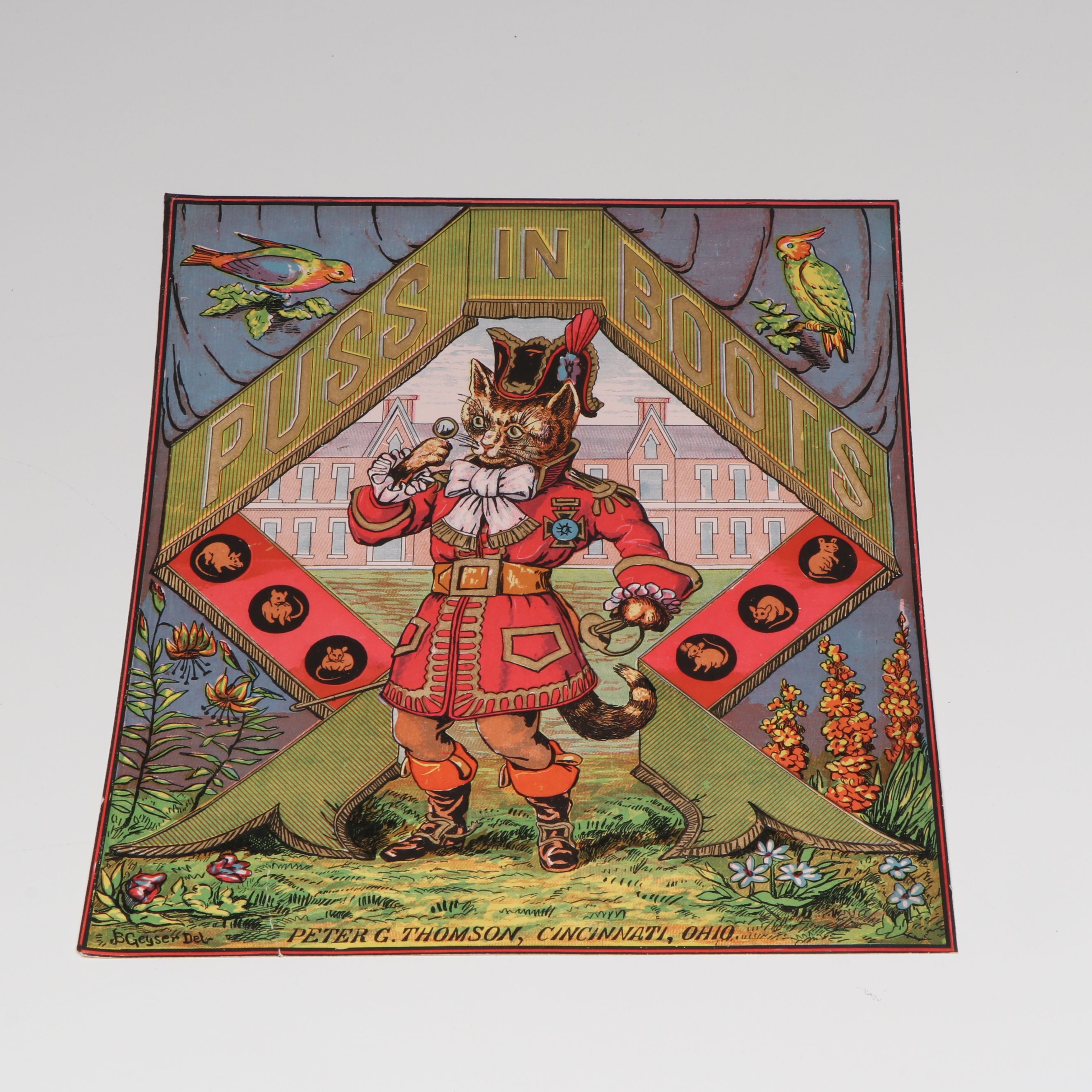 "King of the Air" Sheet Music by Julius Johnson with Other Antique Ephemera