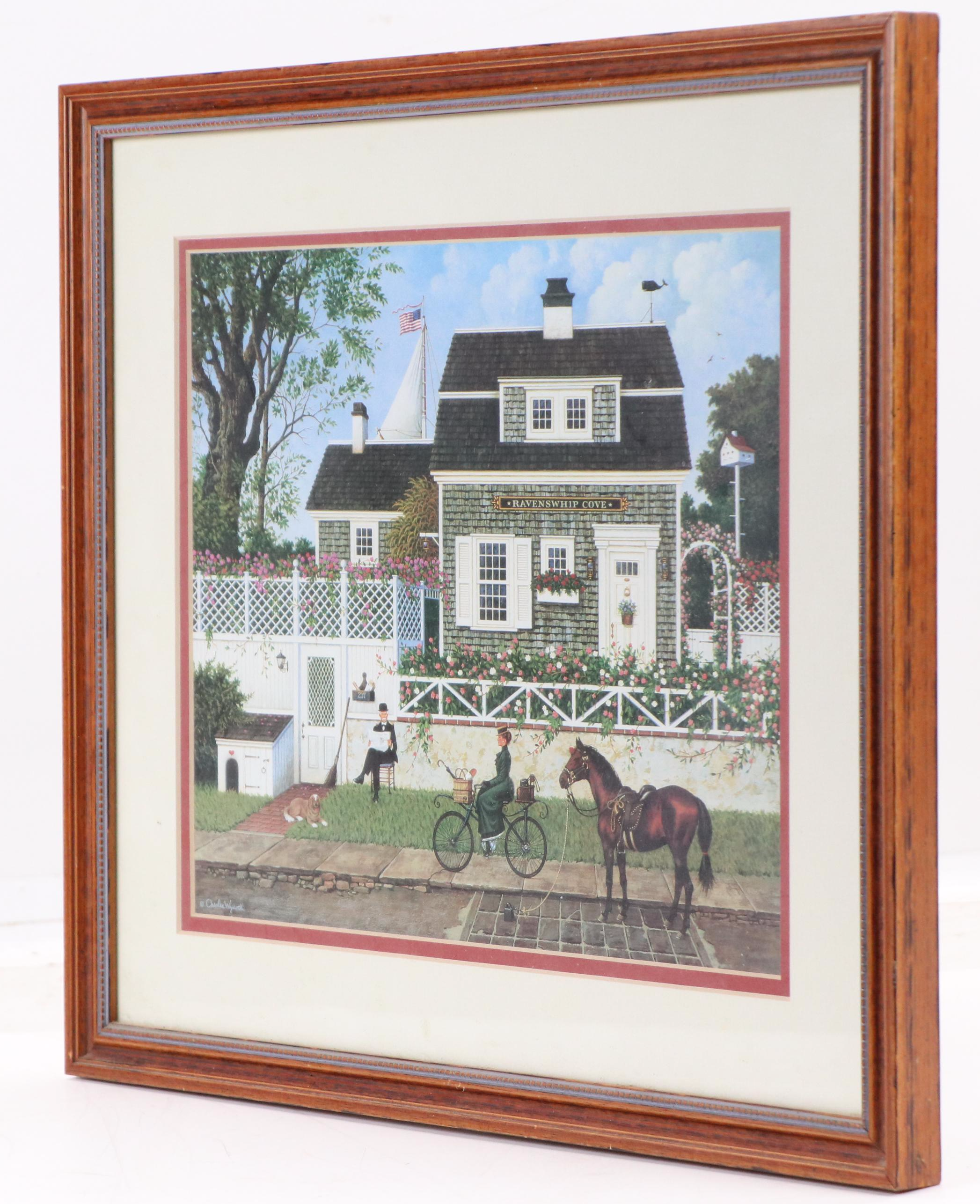 After Charles Wysocki Offset Lithograph "In Spring, Old Man's Fancy"