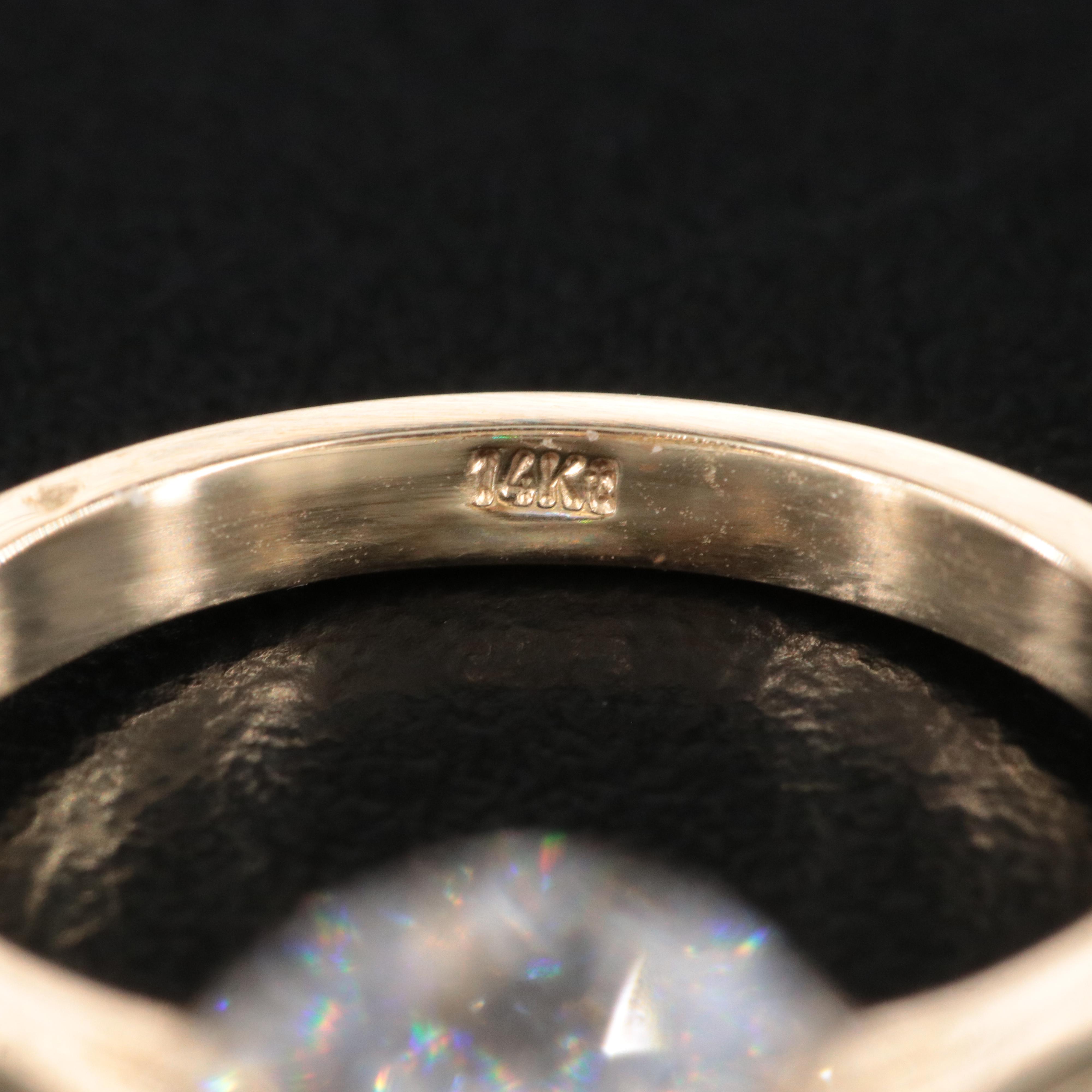 14K 5.29 CTW Lab Grown Diamond Ring with IGI Report