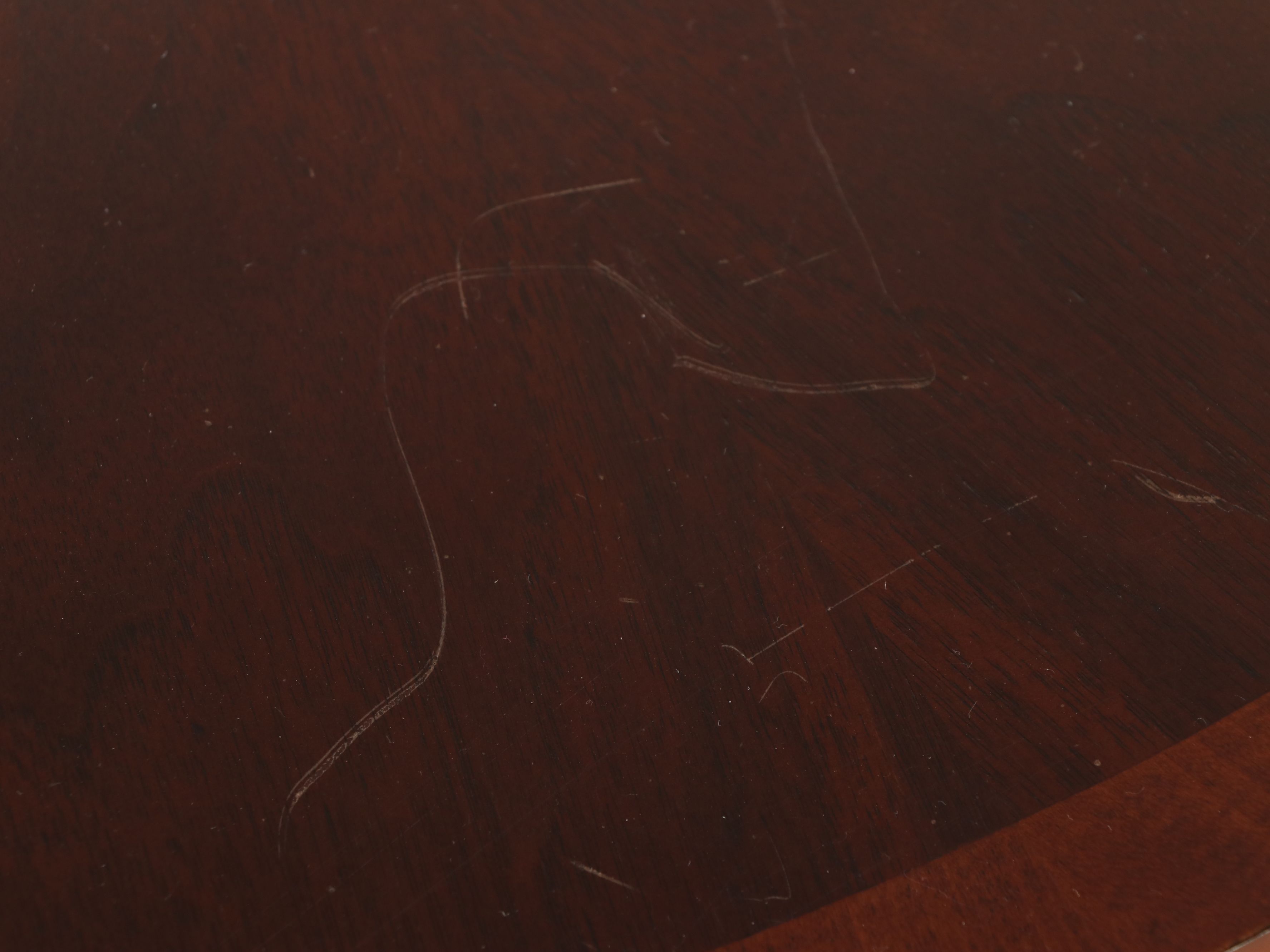 The Bombay Co. Mahogany Demilune Hall Table