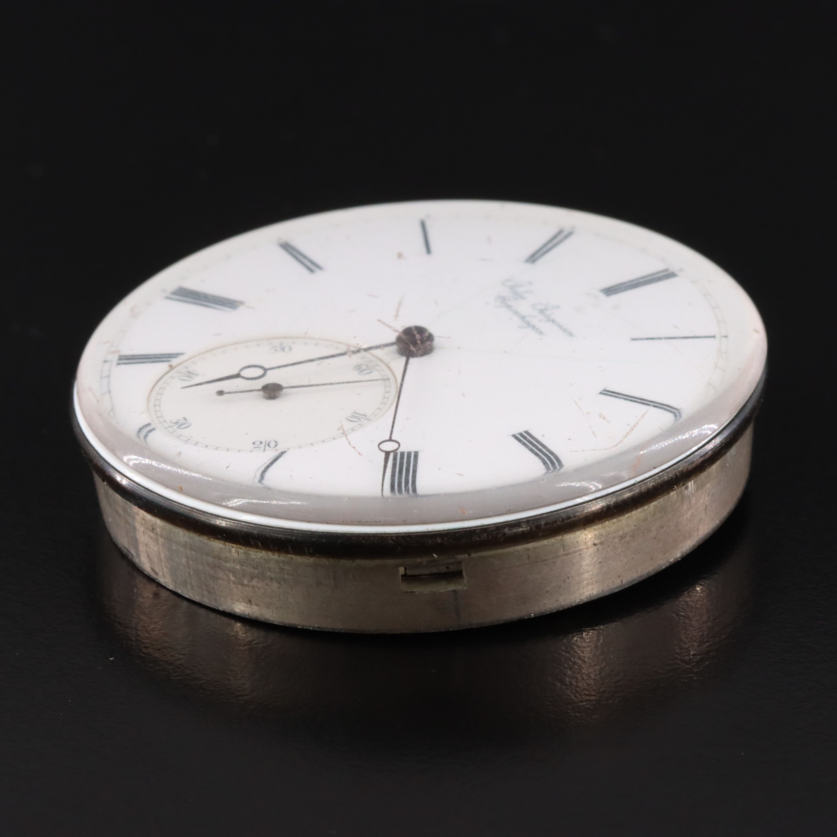 Jules Jurgensen Pocket Watch Dial and Movement